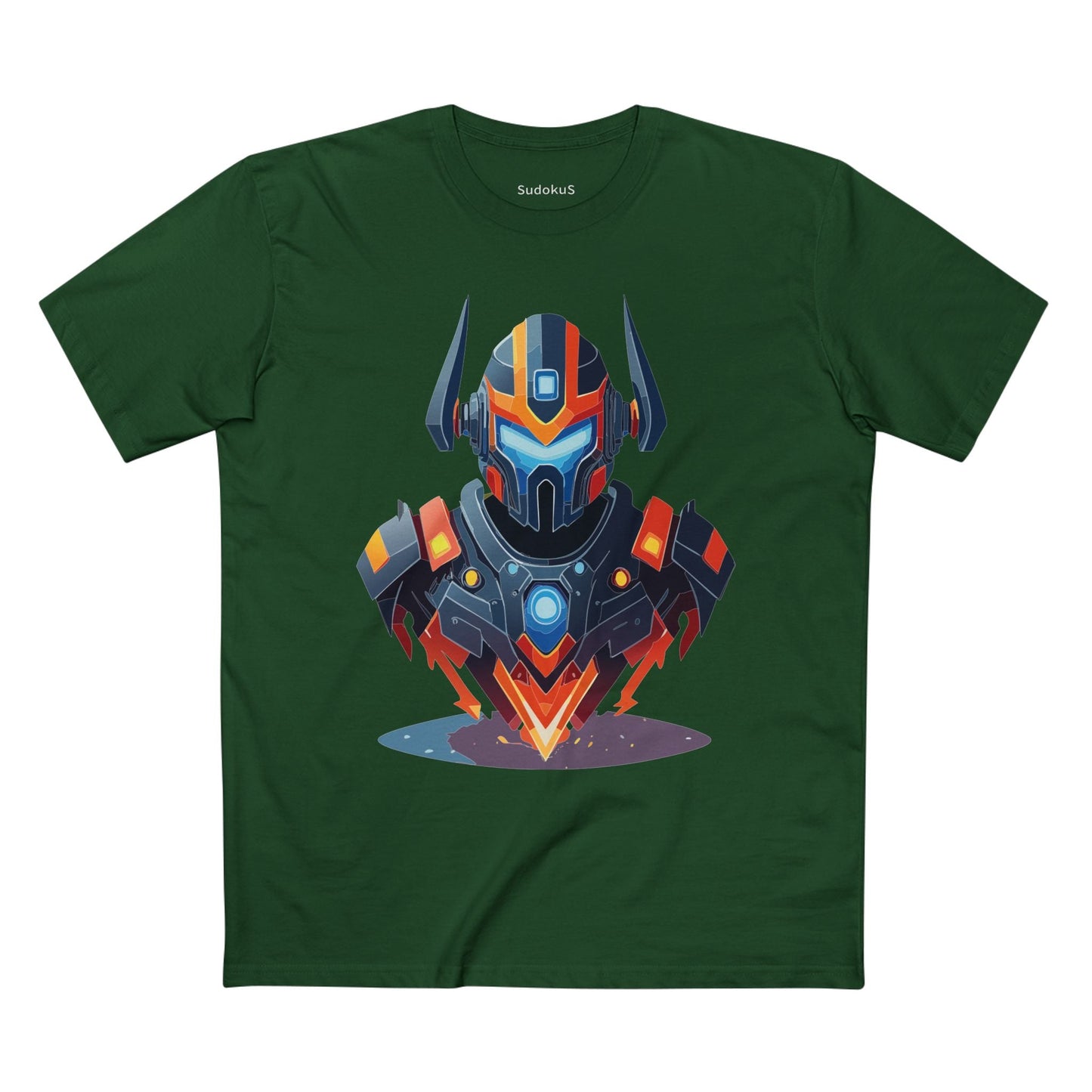 Cyborg Robot Graphic Unisex 100 Cotton Staple Tee 10