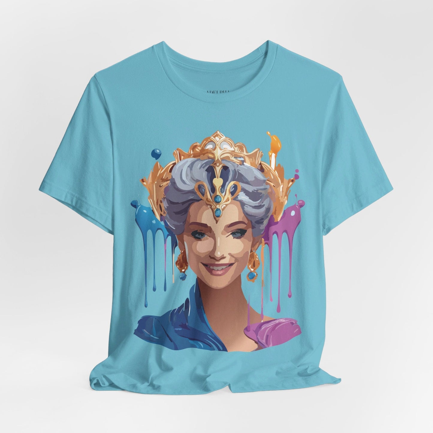 Queen Graphic Tee Unisex Jersey Short Sleeve Adelpha Art Design Vintage Inspired