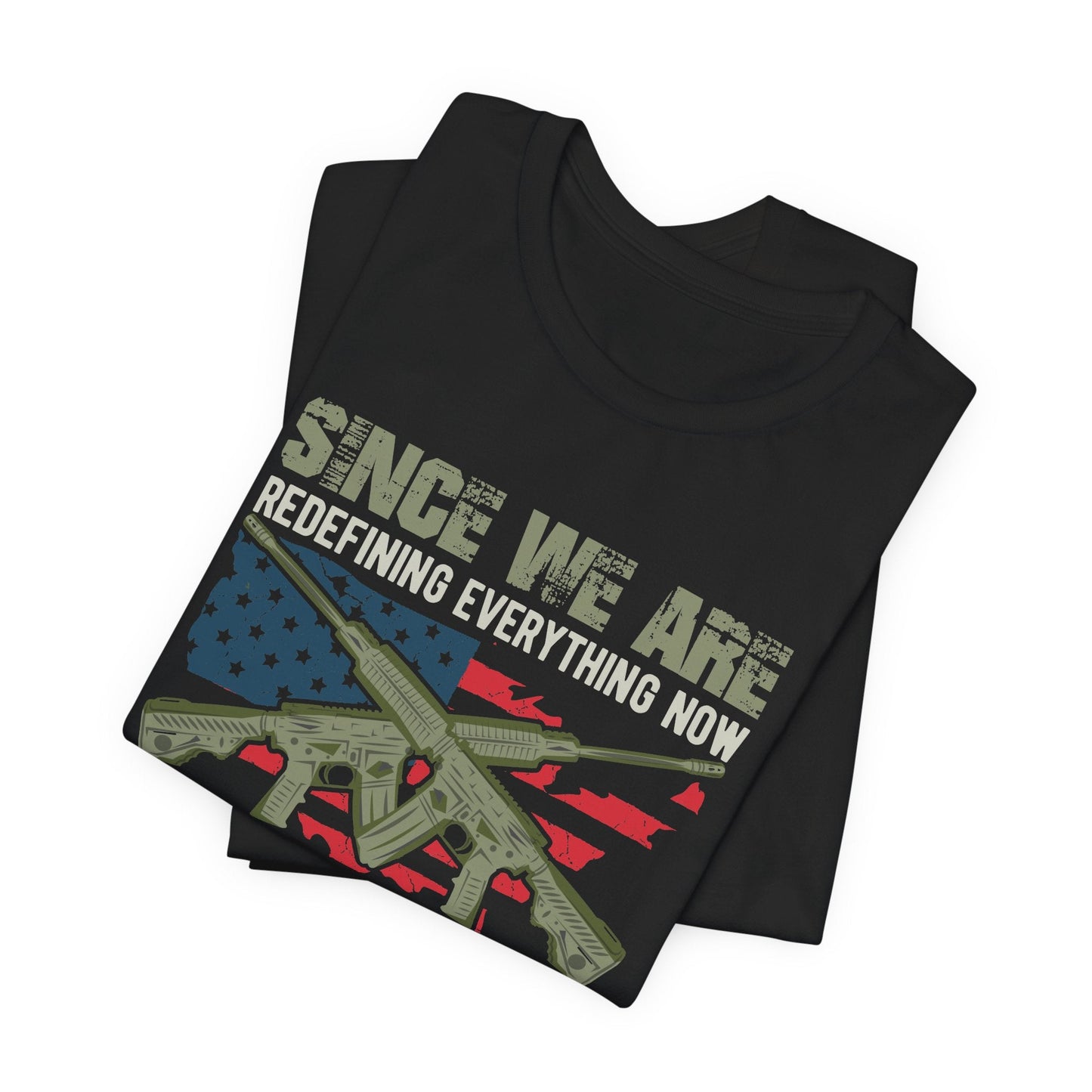 Army Veteran Patriotic Graphic Design Unisex Cotton T-Shirt v14