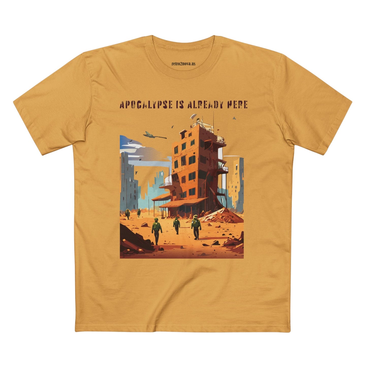Cataclysm Doomsday Shirt Unisex Premium Cotton Tee With Original Art By Retro2Nova