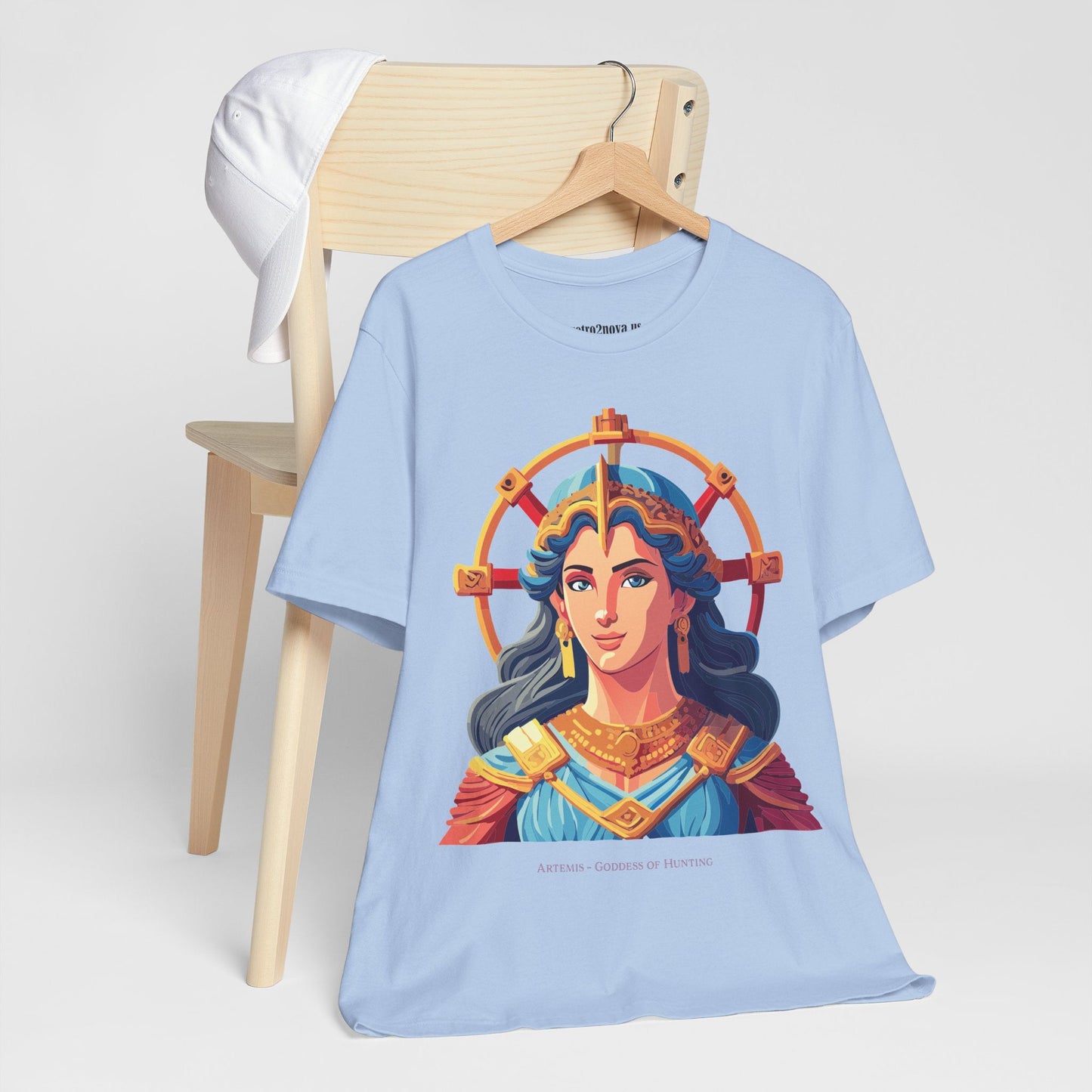 Artemis Goddess Shirt Unisex Graphic Tee Vintage Inspired Artwork by Retro2Nova Collection