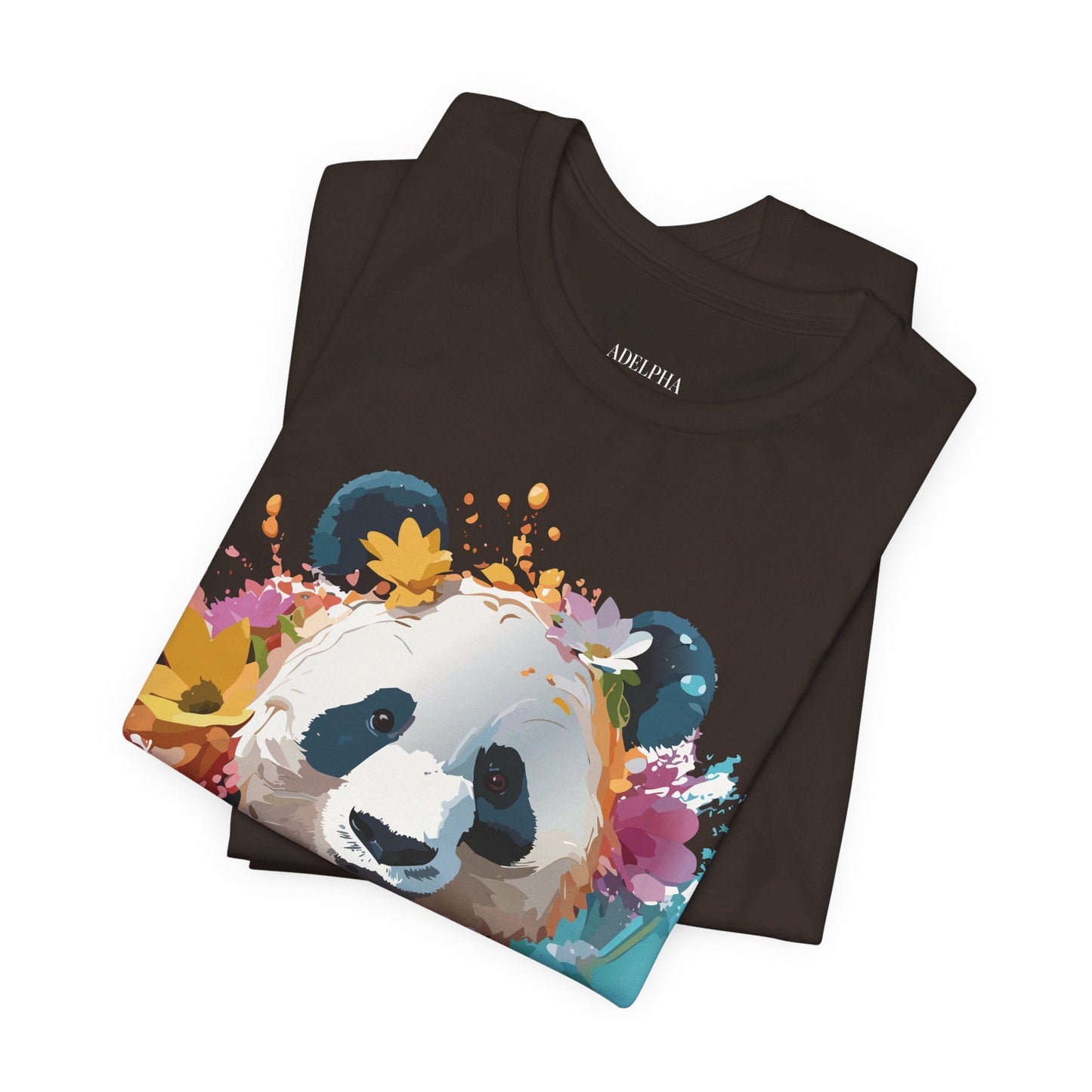 Adelpha Panda Graphic Tee Unisex Short Sleeve Vintage Inspired Artwork Shirt Premium Quality