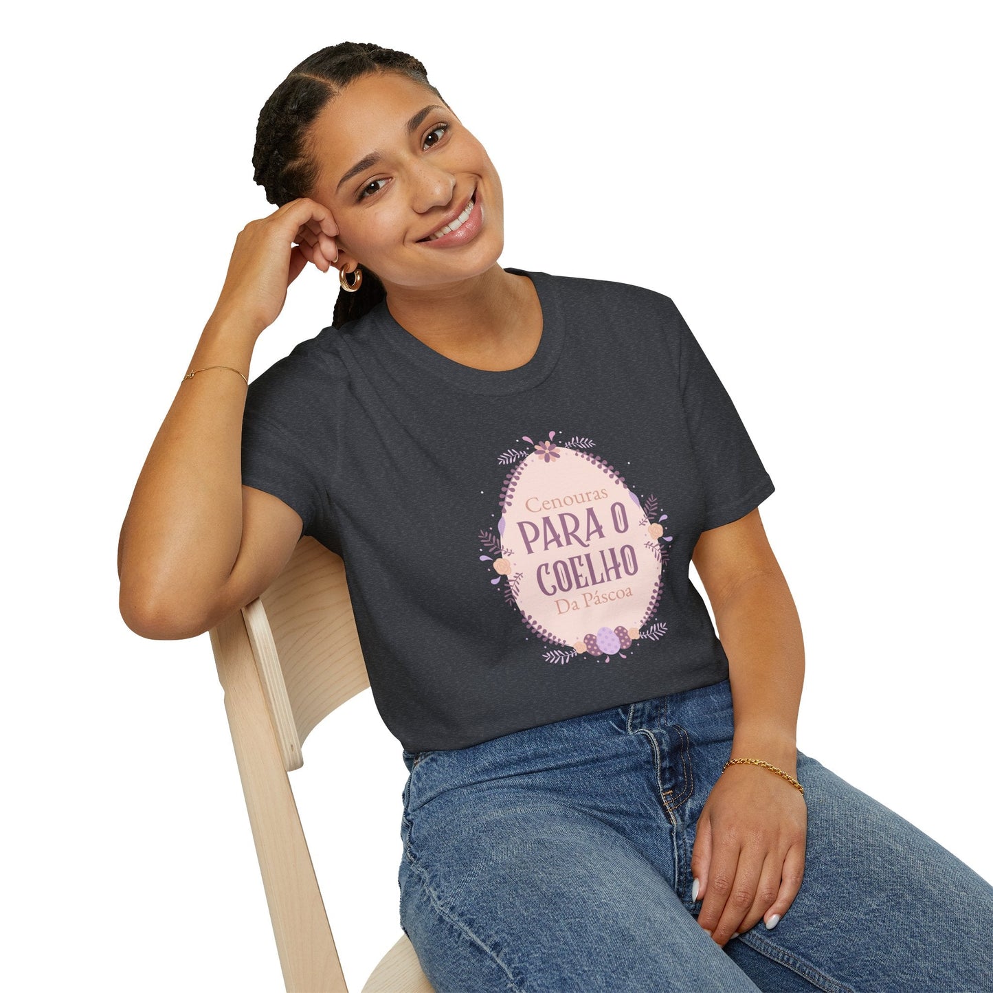 Easter Egg T Shirt Unisex Softstyle Short Sleeve Tee With Easter Signature Prints And Design