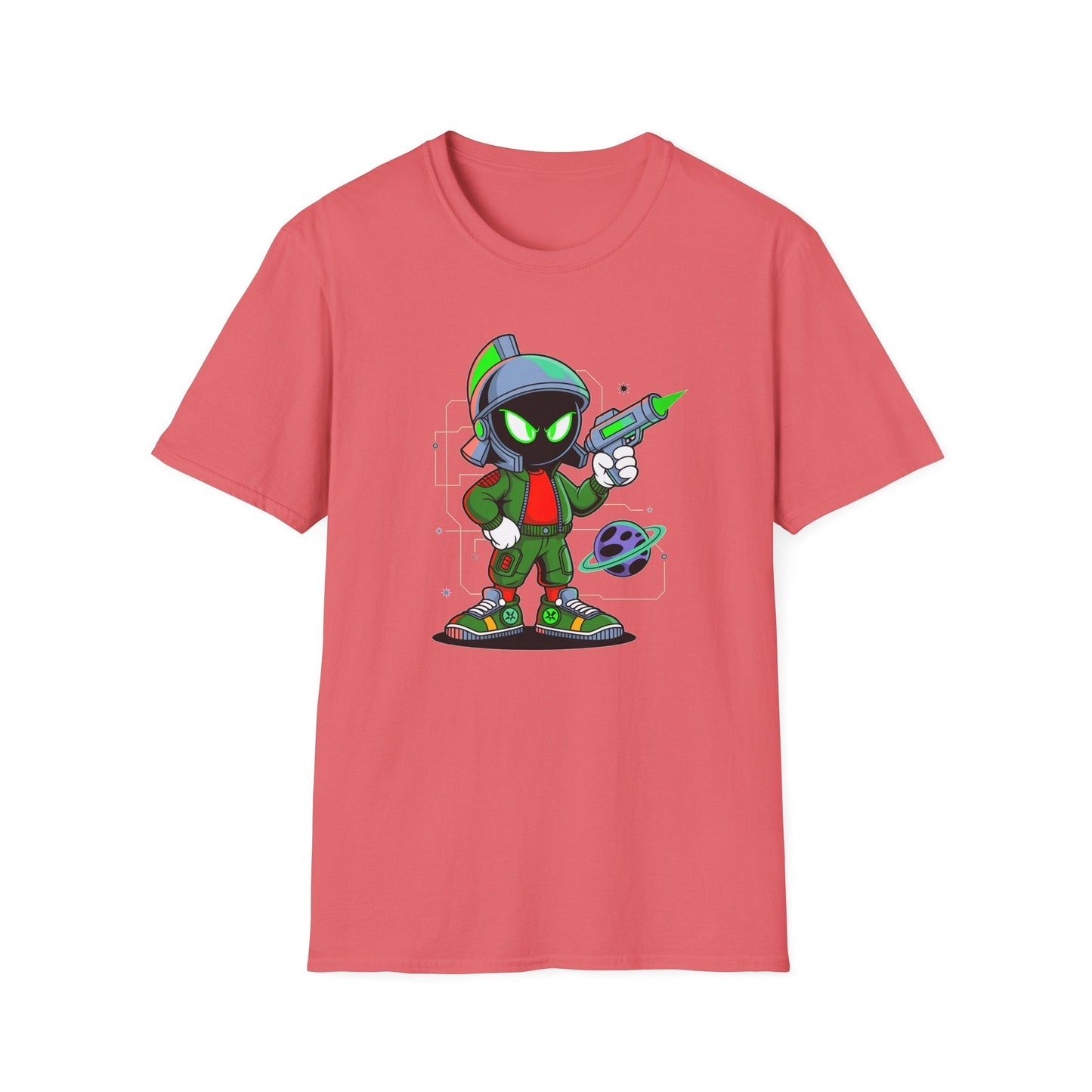 Unisex Cartoon T Shirt With Animation Design Funny Animals Tee Shirt For All Ages