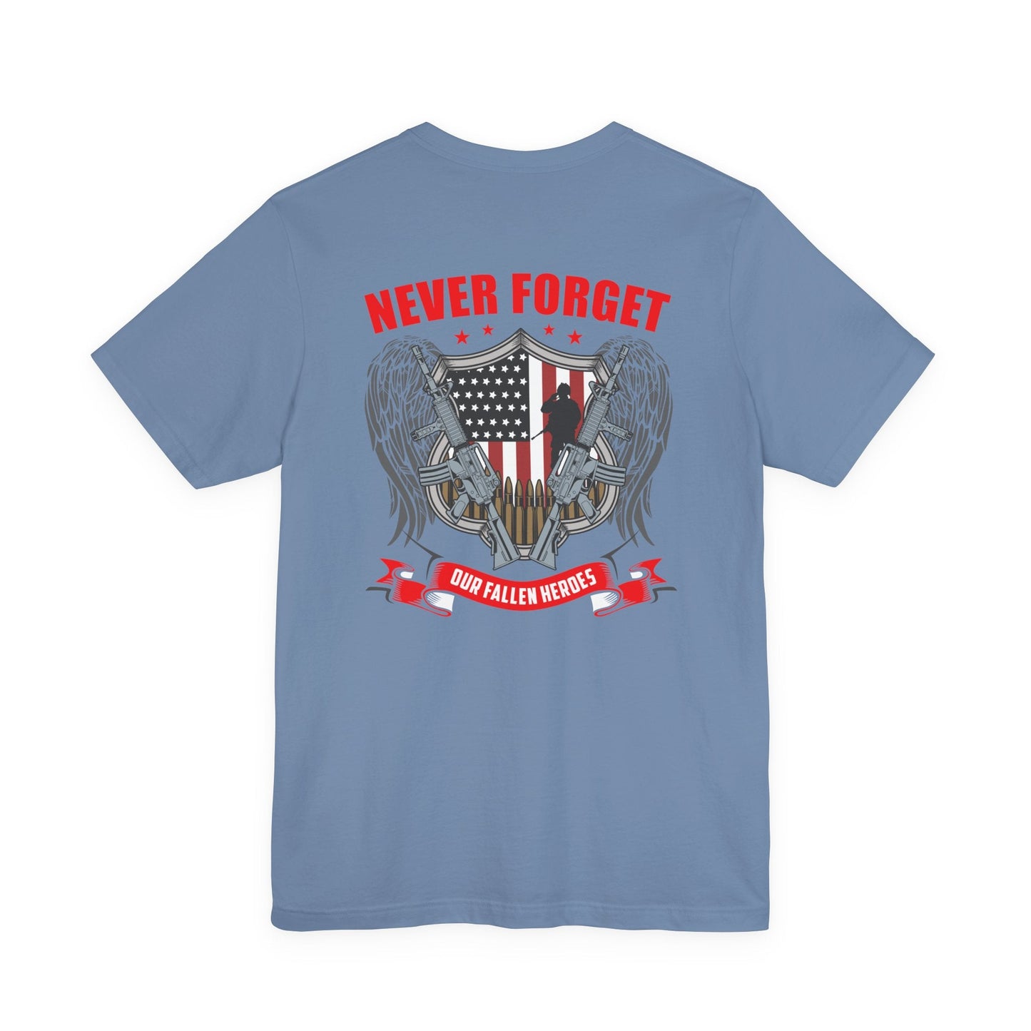 Army Veteran Patriotic Graphic Design Unisex Cotton T-Shirt v39
