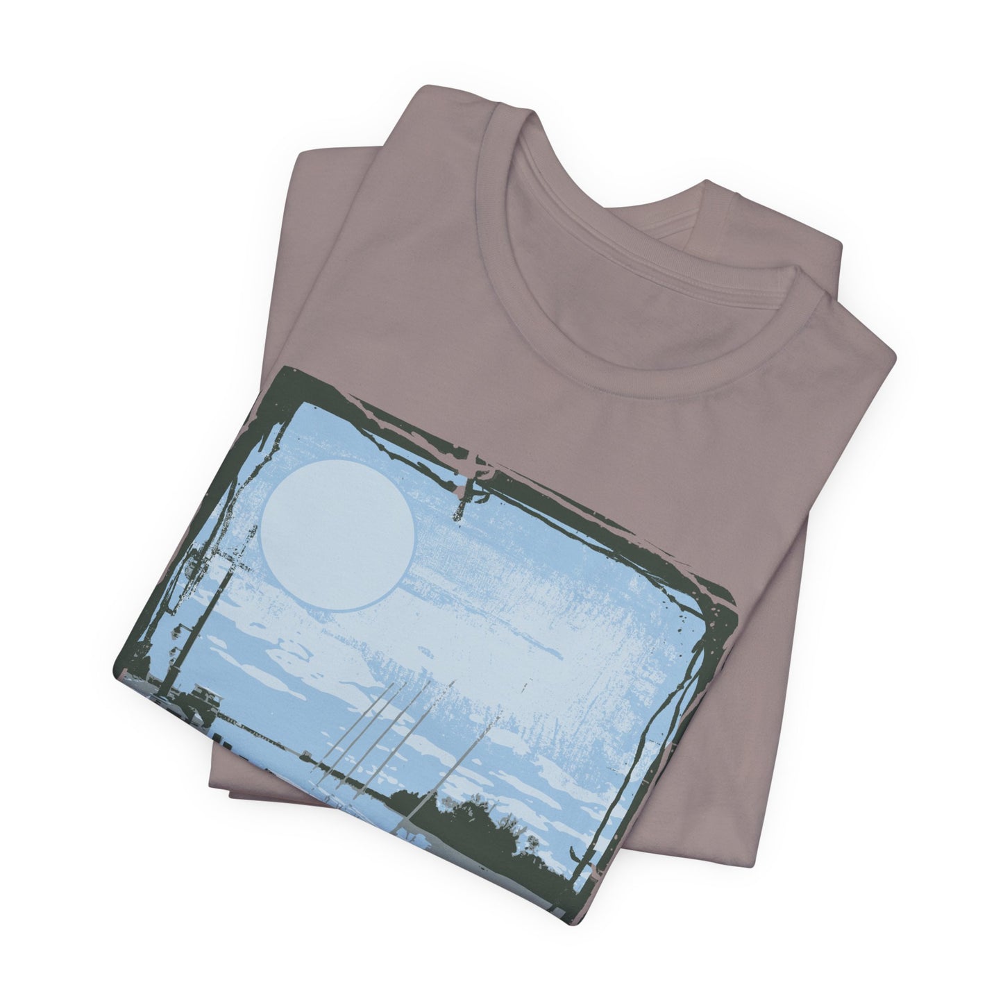 Yacht Club Retro Poster Graphic Design Tee, Yacht Club Shirt, Vintage Tees, Art Design T-Shirt, Graphic Tee, Retro Art Shirts