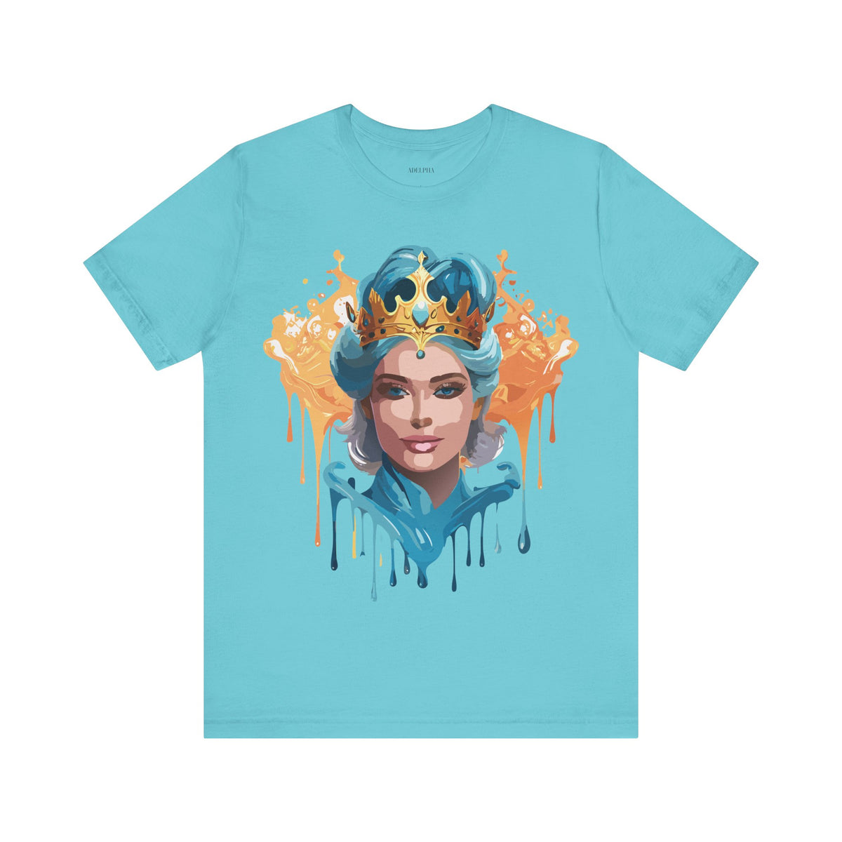 Queen Graphic Unisex Cotton Bella+Canvas Tee with Art Design m190