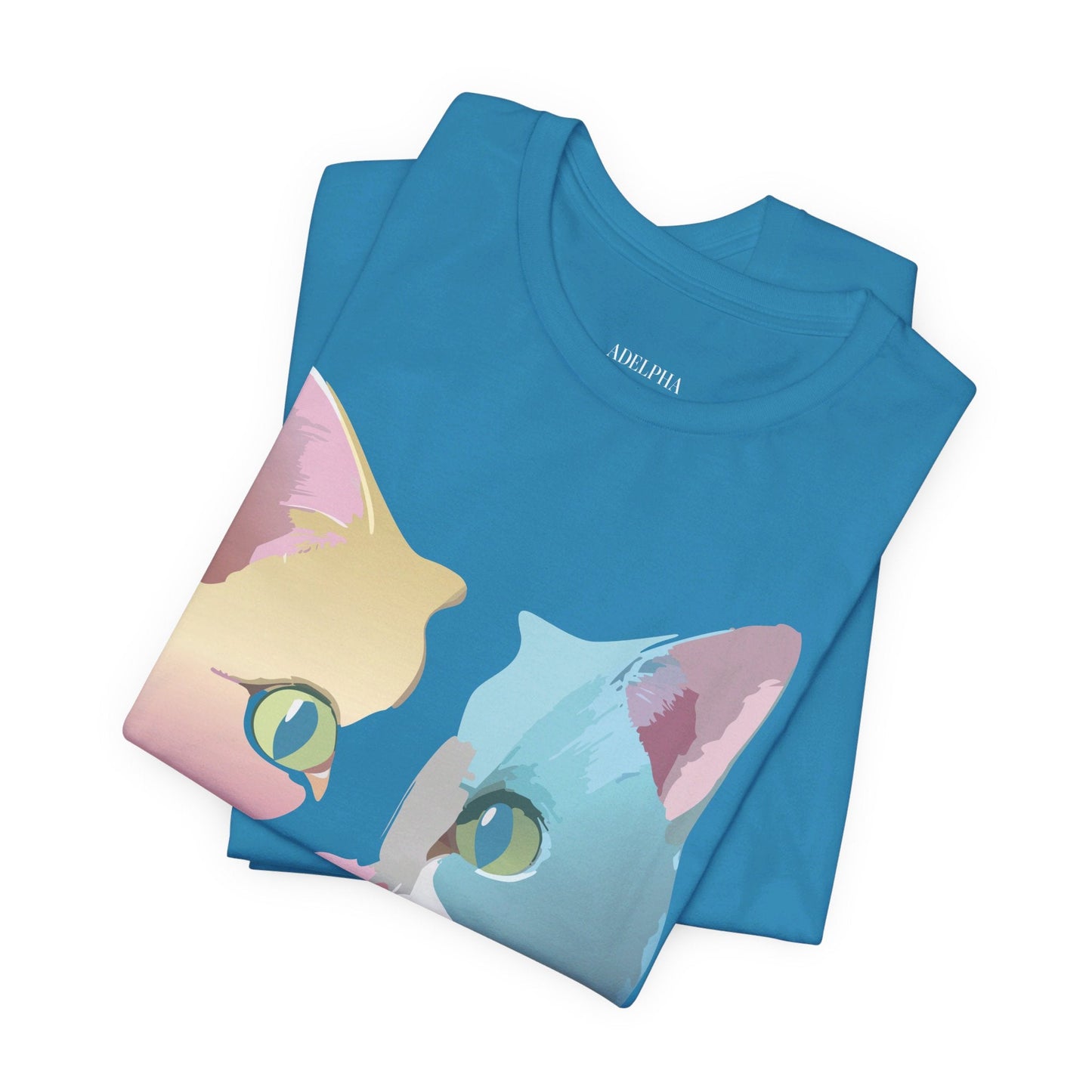 Cat Graphic Tee Unisex Vintage Inspired Shirt By Adelpha Limited Edition