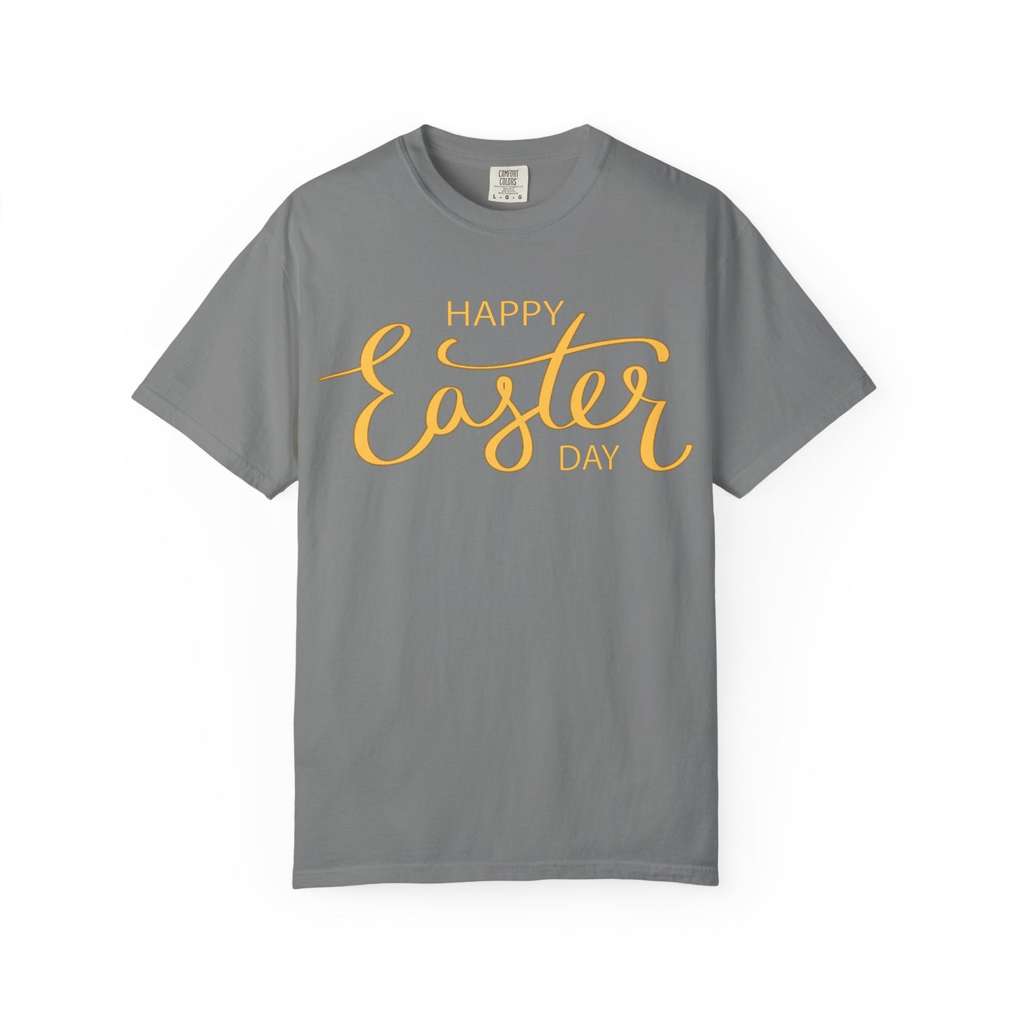 Happy Easter Day T-Shirt, Tee Shirt with Easter Signature, T Shirt with Easter Prints, Tee Shirt with Easter Design