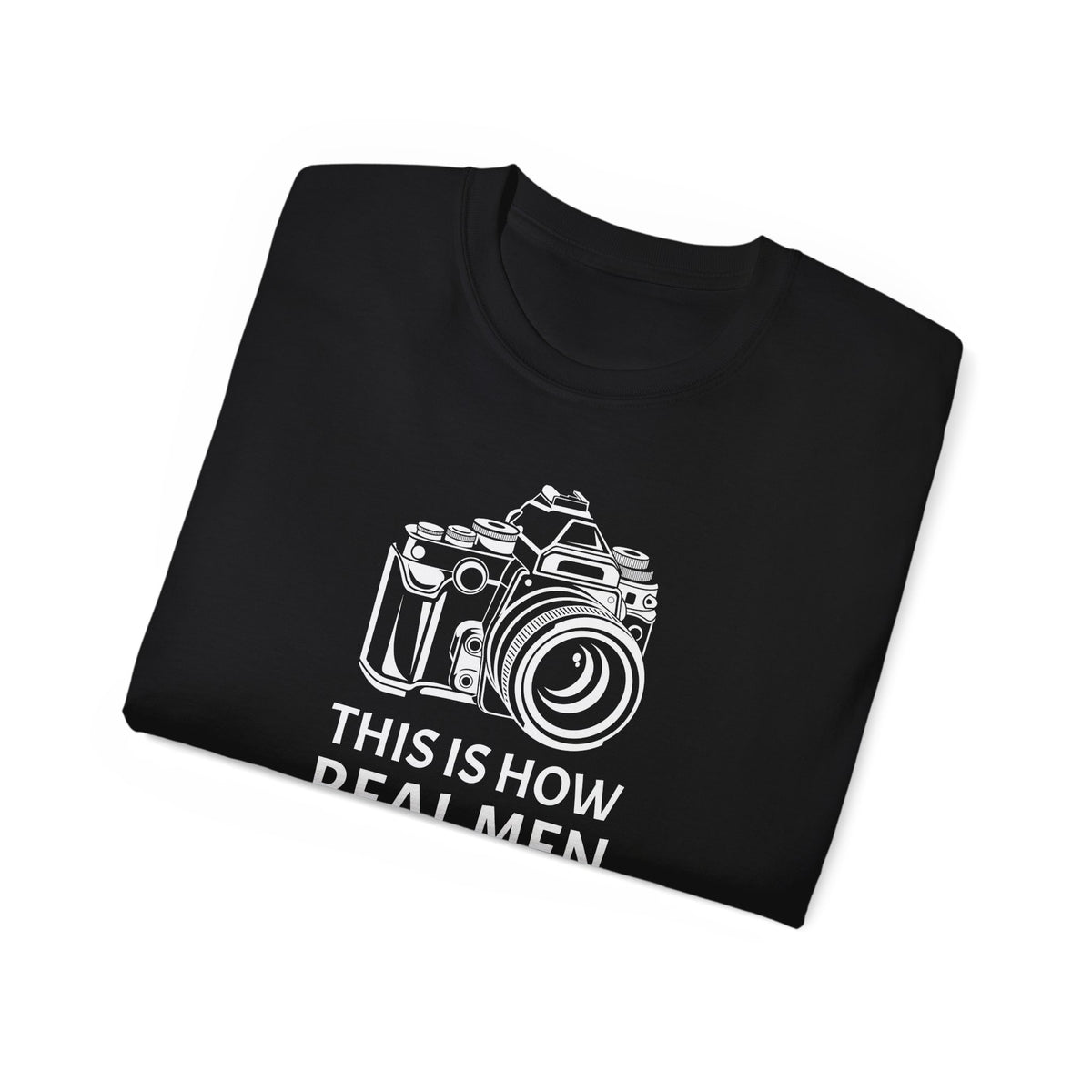 Camera Graphic This Is How Real Men Shoot Animals Tee | Photography Shirt, Photo Lover