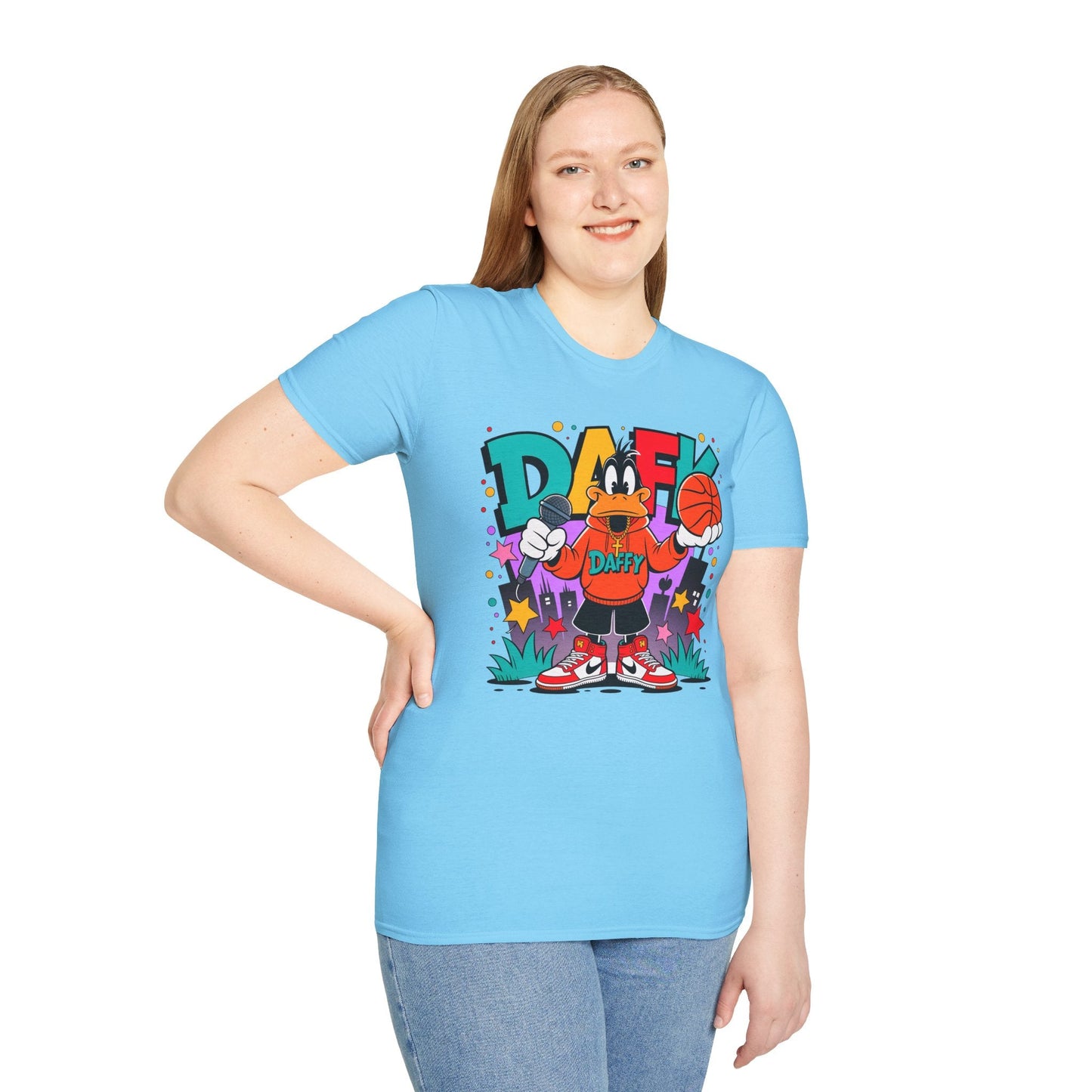 Funny Animals Cartoon T Shirt Unisex Graphic Tee Animation Shirt Softstyle Cotton
