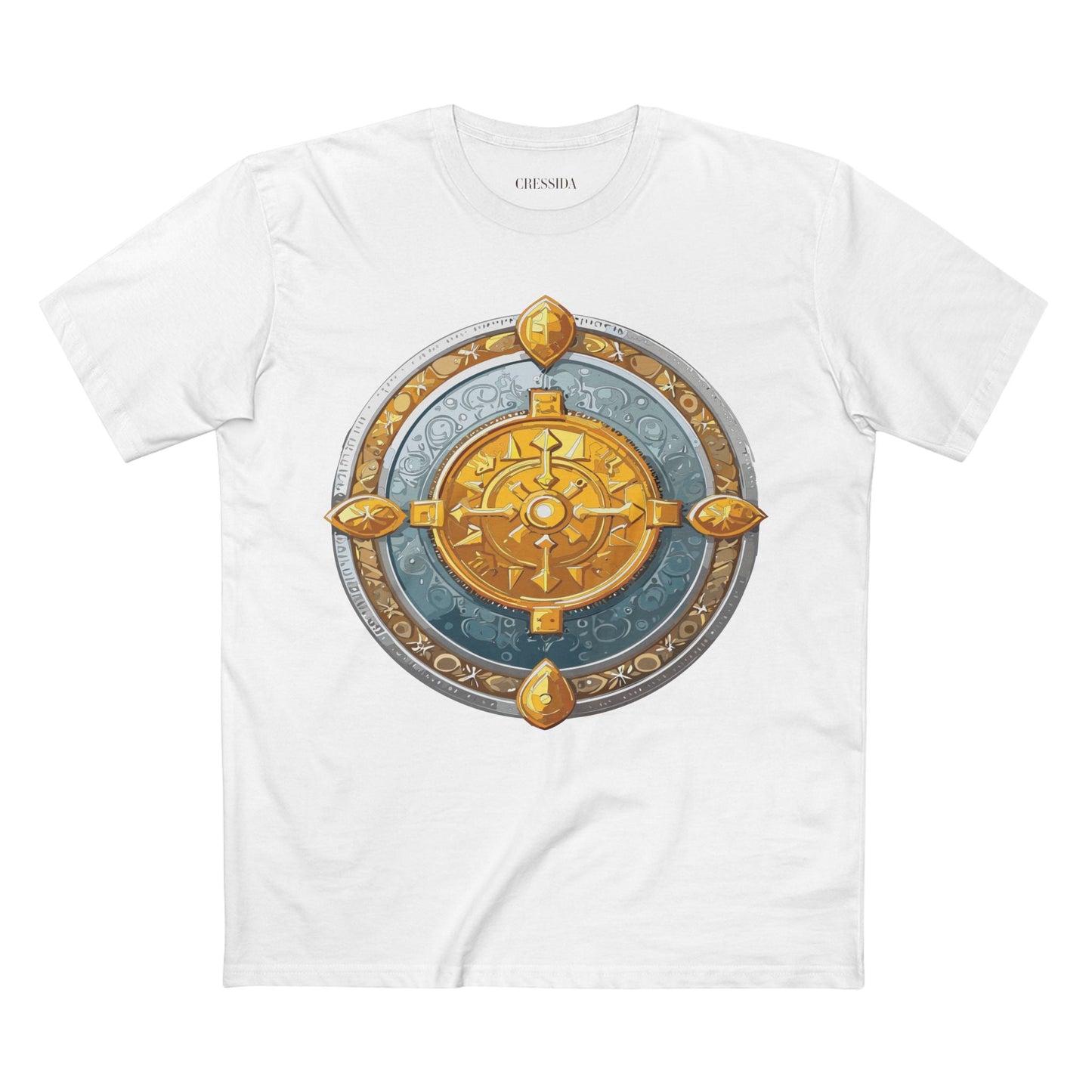 Antique Gold Coin Graphic Design T-Shirt Unisex 100 Cotton With Golden Print Artwork Tee 7