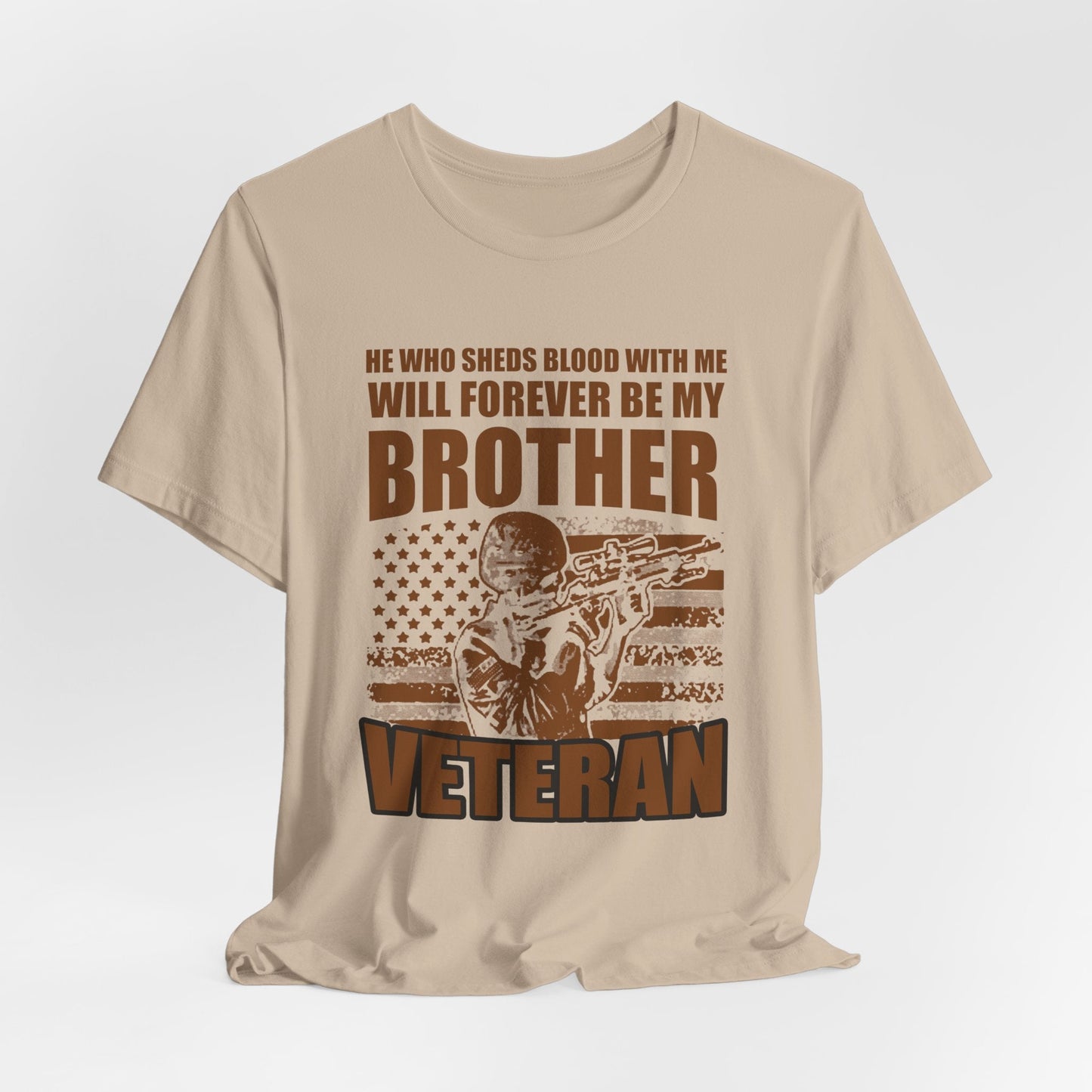 Army Veteran Patriotic Graphic Design Unisex Cotton T-Shirt v47