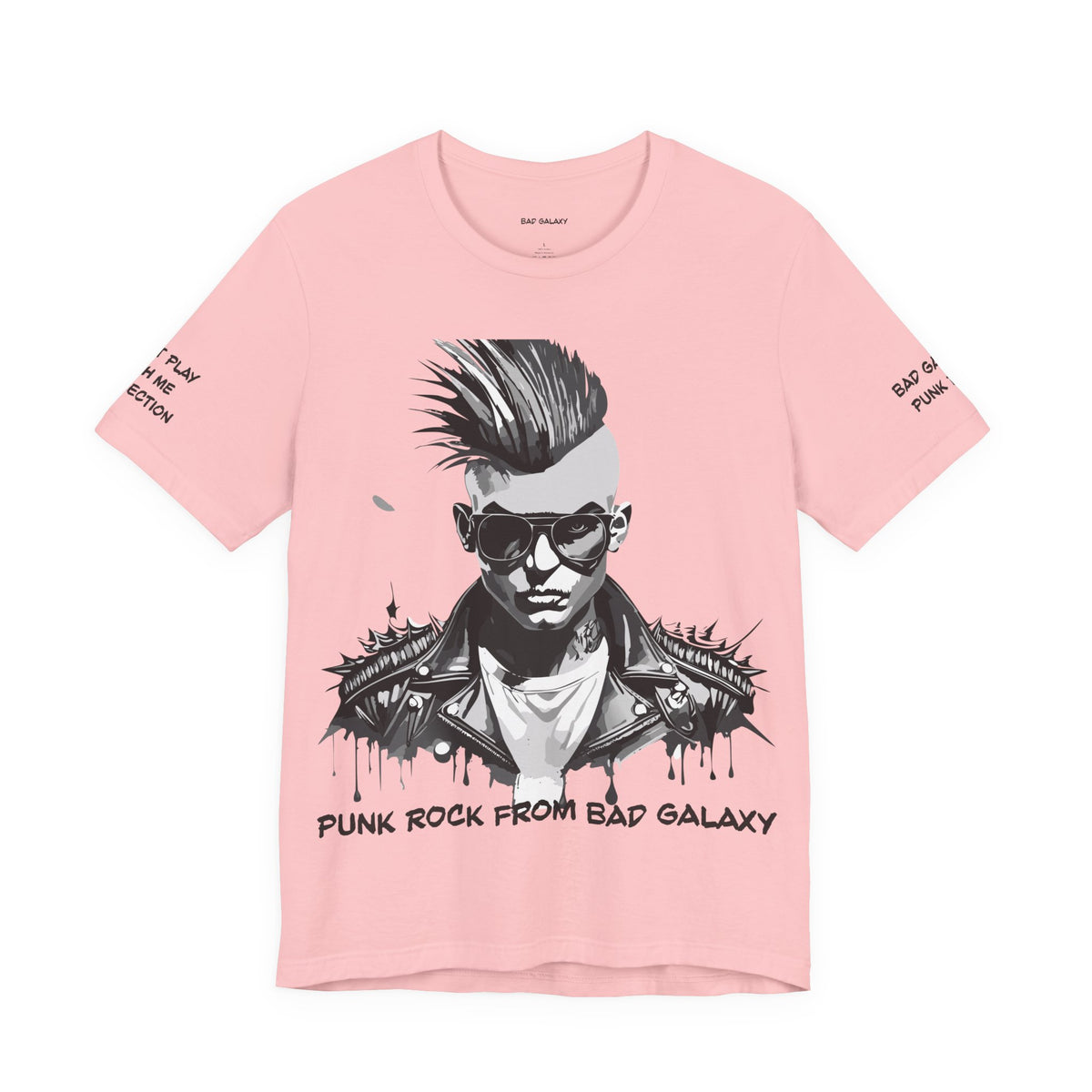 Punk Rock Graphic Unisex Cotton Bella+Canvas Tee with Art Design b30