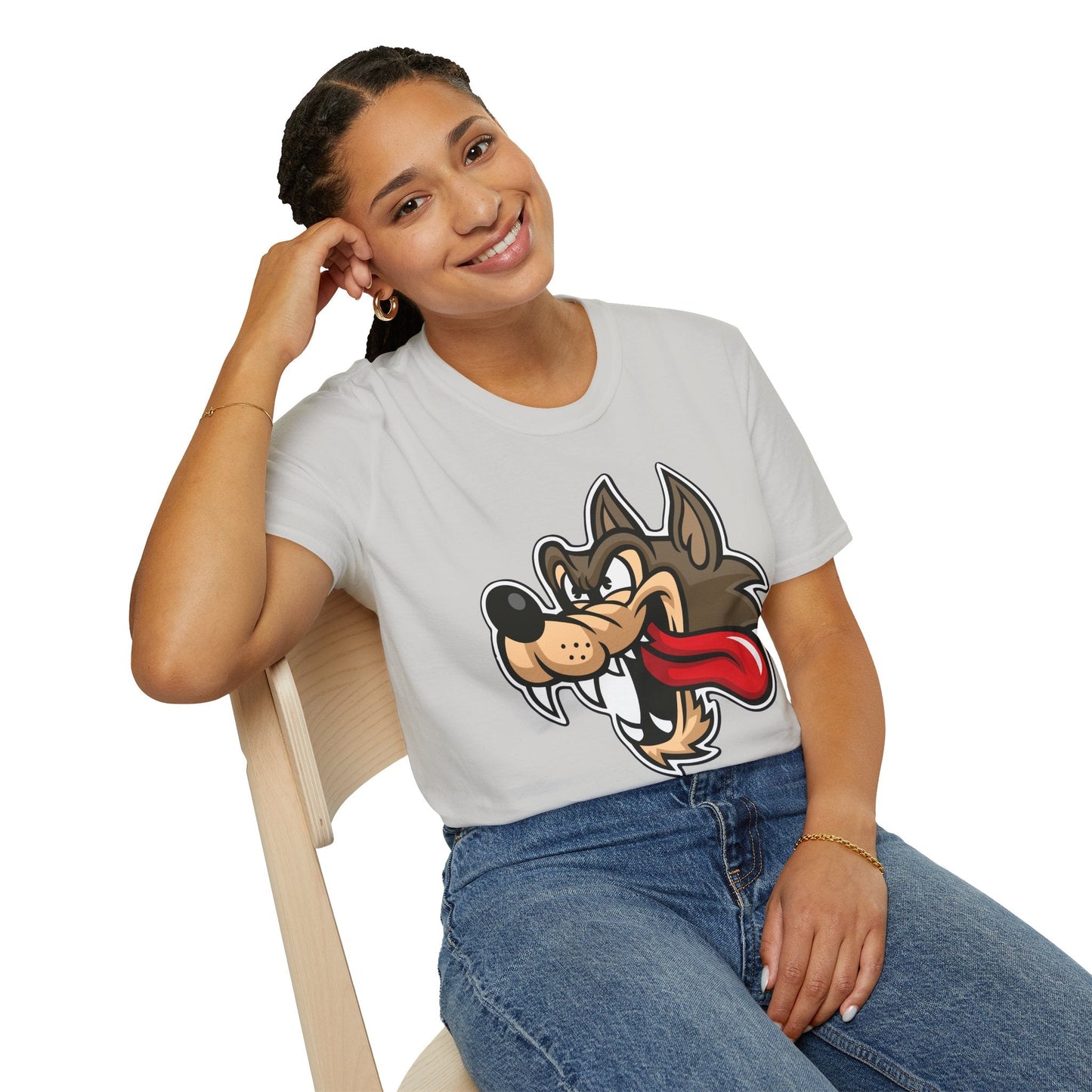 Cartoon T Shirt Animation Tee Unisex Funny Tee Gildan Softstyle 64000 100 Percent Cotton