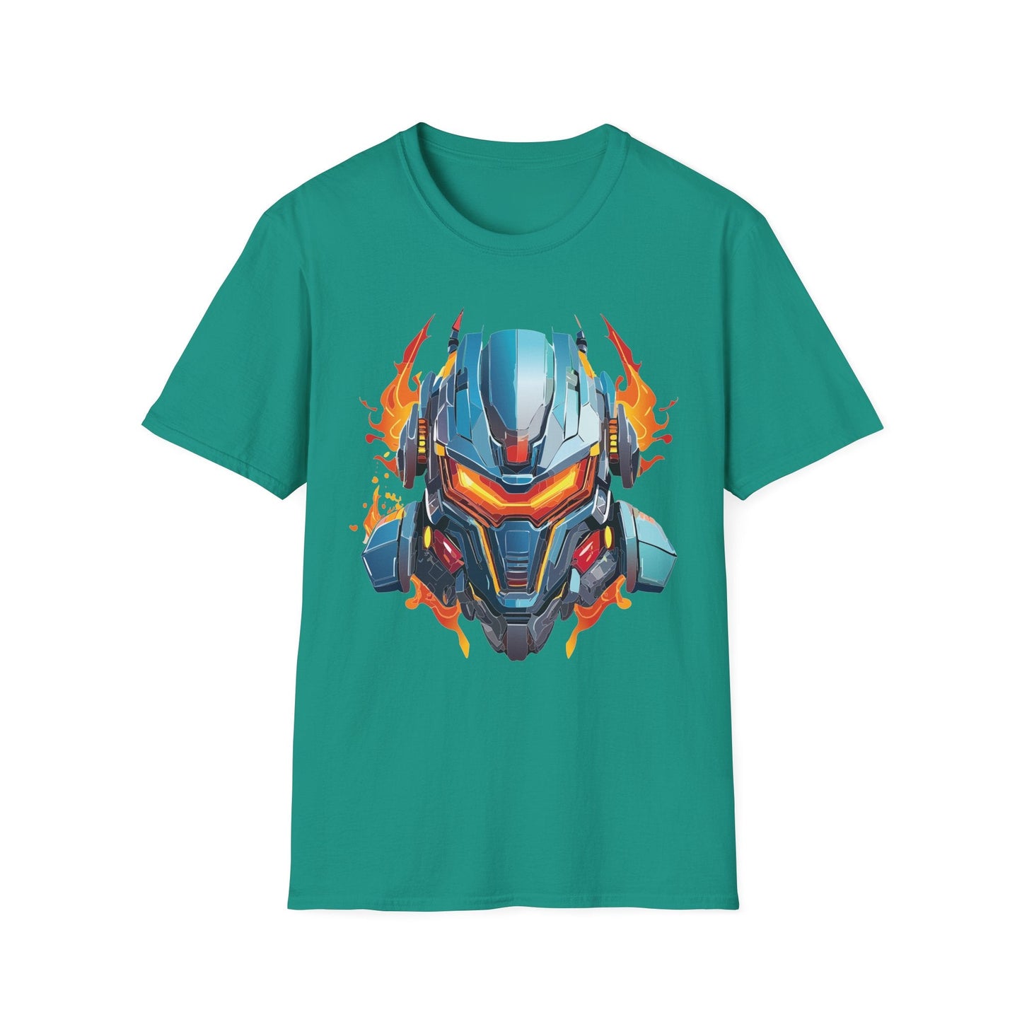 Cyborg Tee Unisex Robot Terminator Shirt Softstyle Gildan 64000 Short Sleeve Art Design