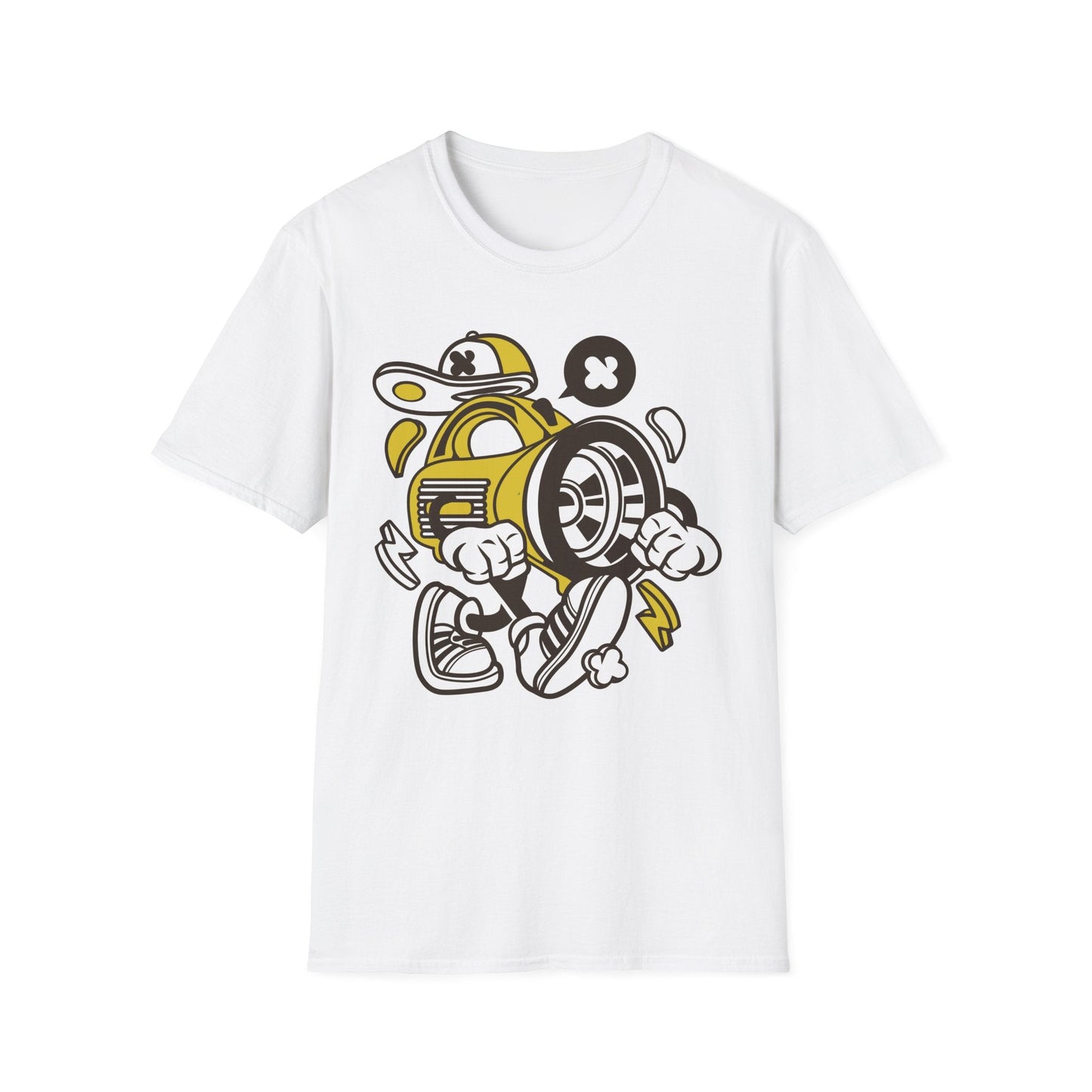 Cartoon T Shirt Animation Tee Funny Tee Unisex Softstyle Cotton Tee Gildan 64000