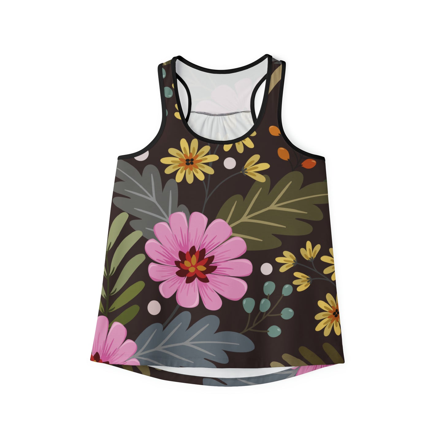 Camiseta de tirantes de verano con estampados florales