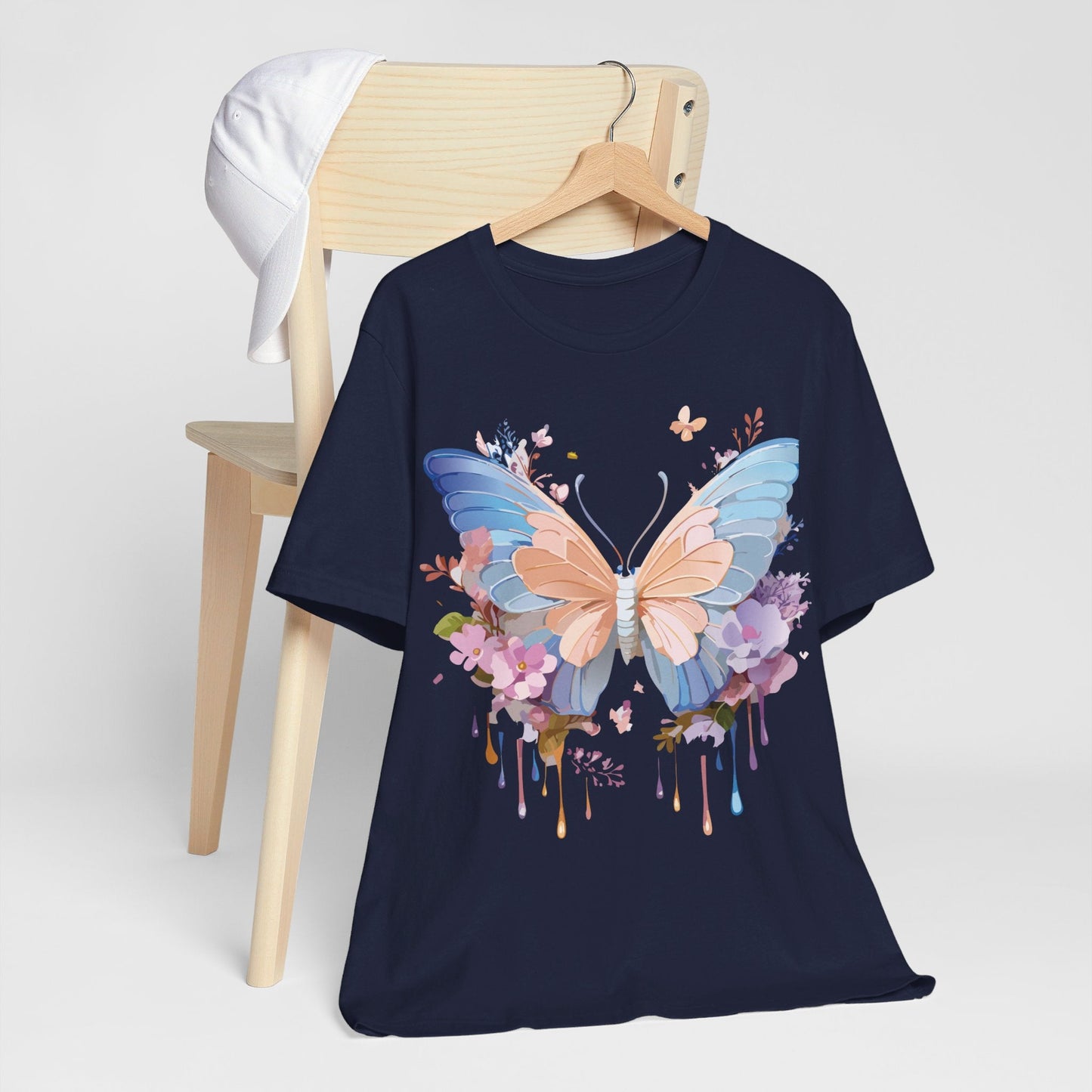 Butterfly Graphic Tee By Adelpha Unisex Short Sleeve Shirt Art Design