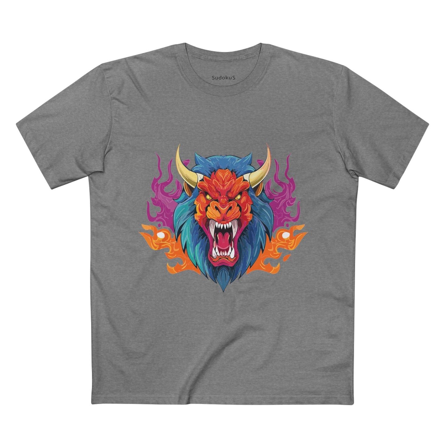 Cartoon Monsters Graphic Unisex 100 Cotton Staple Tee 23