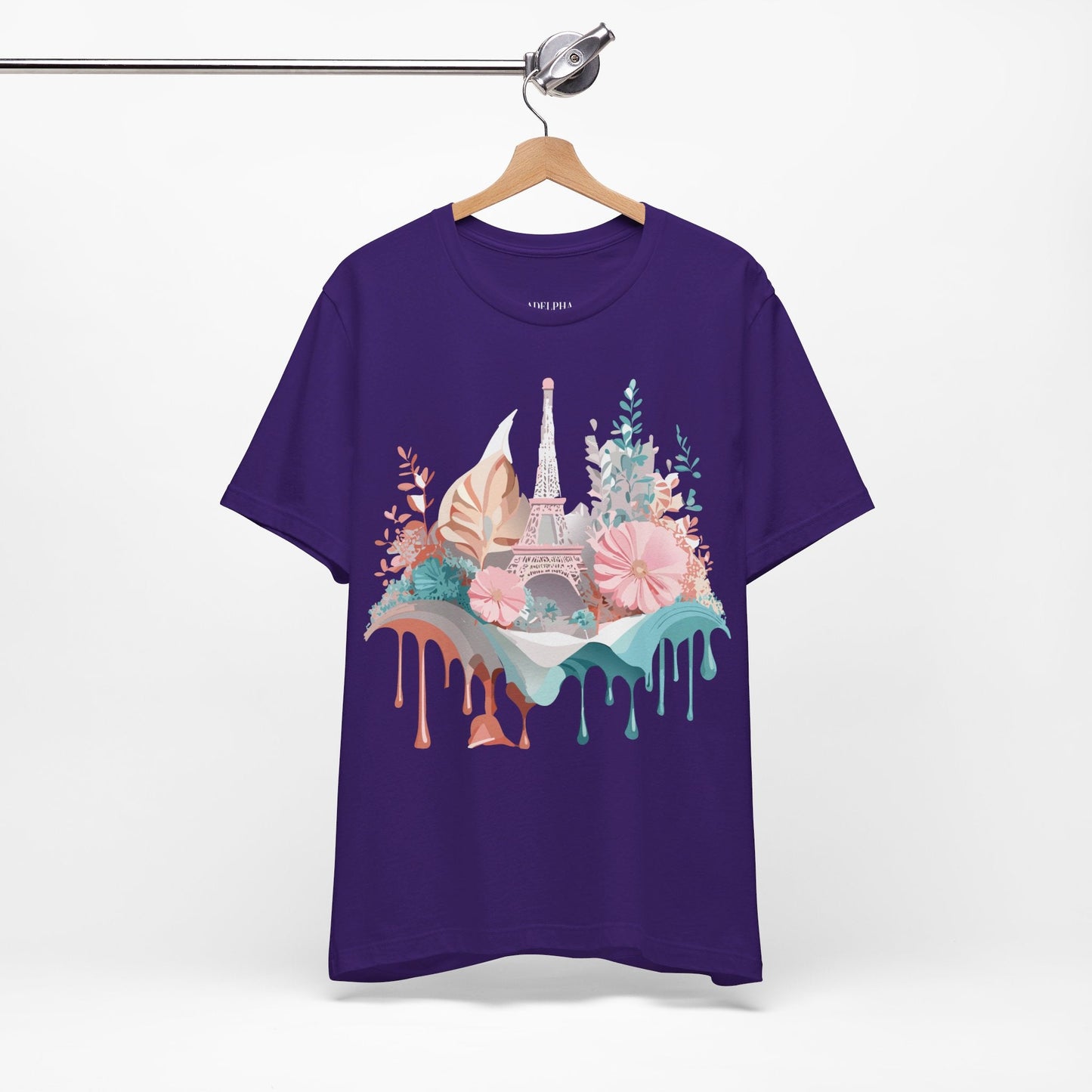 Unisex Paris Graphic T Shirt By Adelpha Vintage Inspired Art Tee Short Sleeve Casual Wear