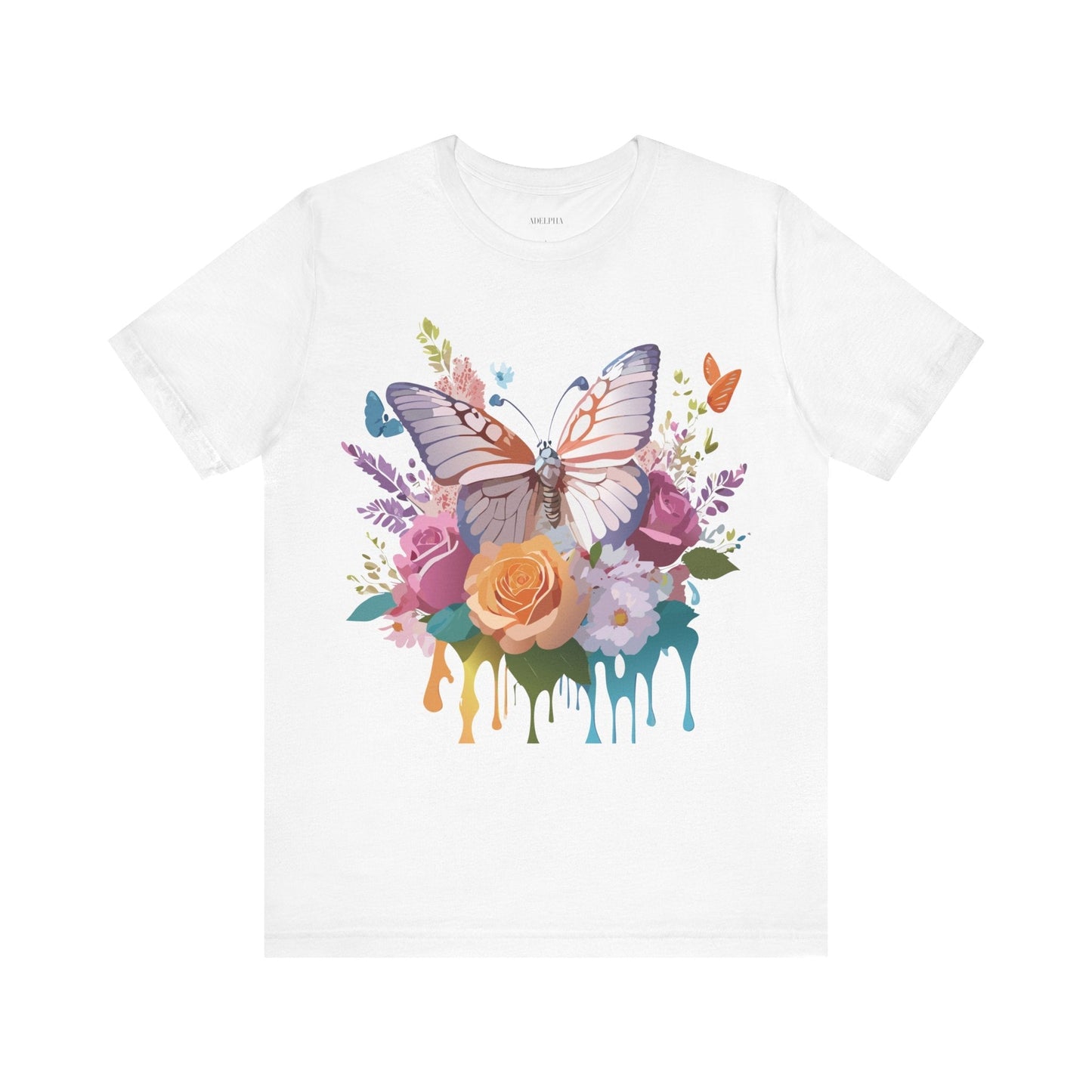 Butterfly Graphic Tee Unisex Jersey Short Sleeve By Adelpha Art Design