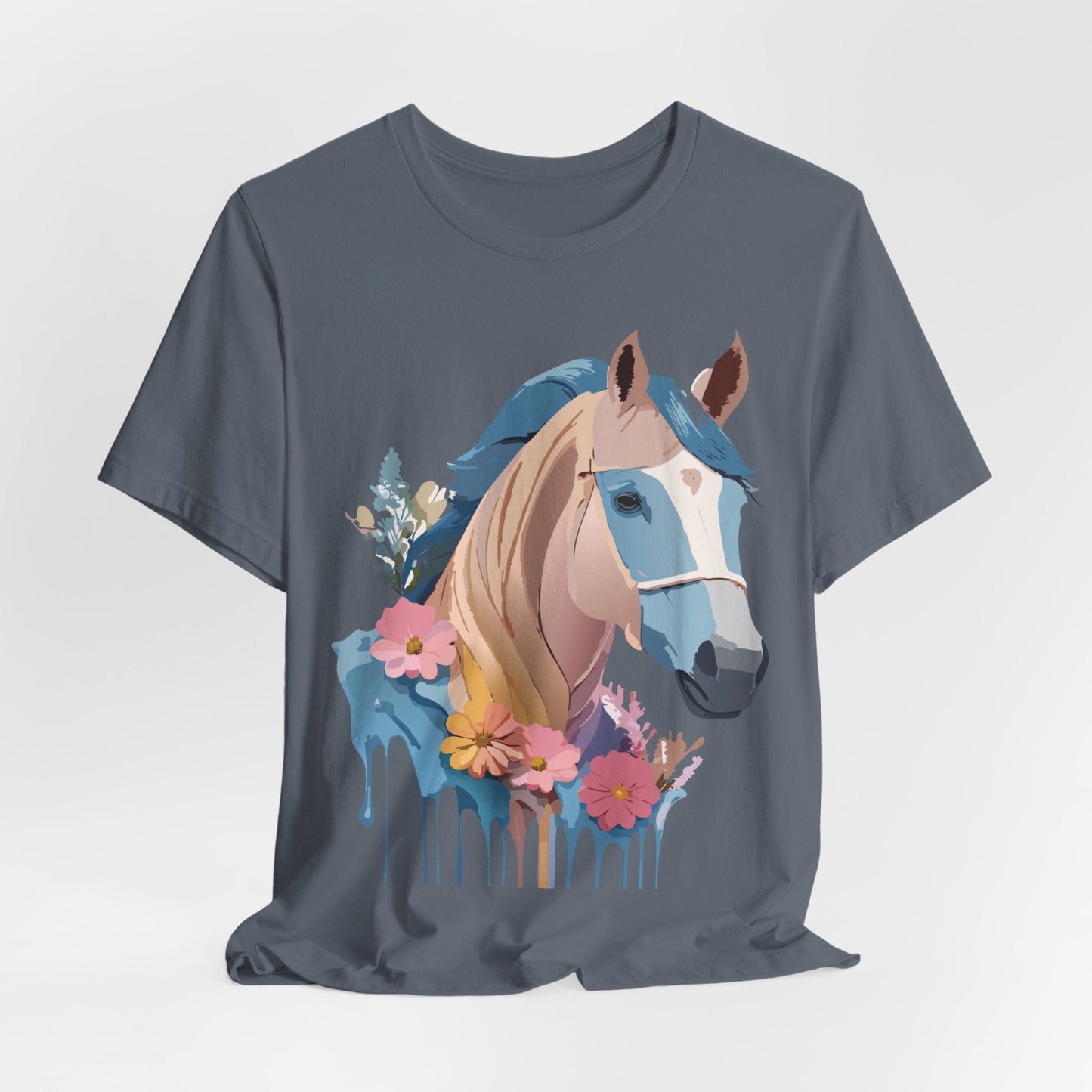 Horse Graphic Unisex 100 Cotton Vintage Animal Art T-Shirt 12