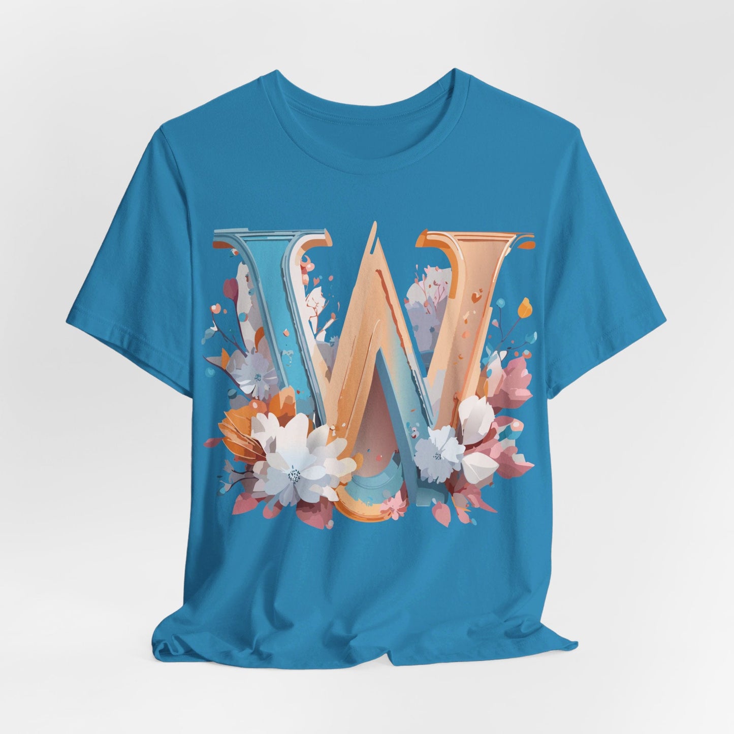 Letter W Shirt Unisex Graphic Tee By Adelpha Featuring Vintage Artwork For Everyday Casual Wear