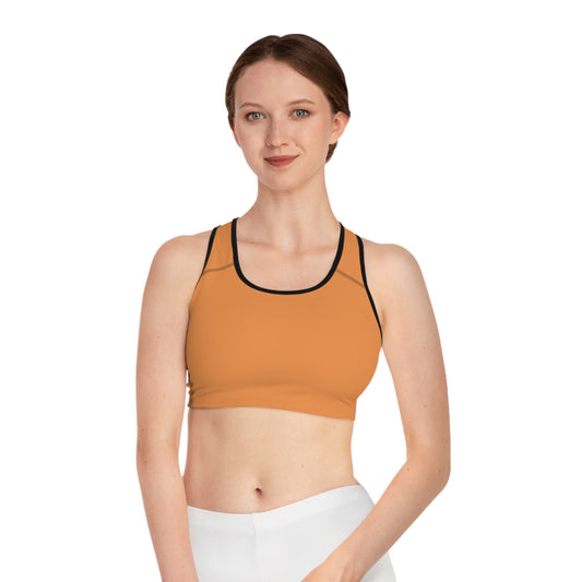 Orange Color Sports Bra, Orange Sports Bra 7