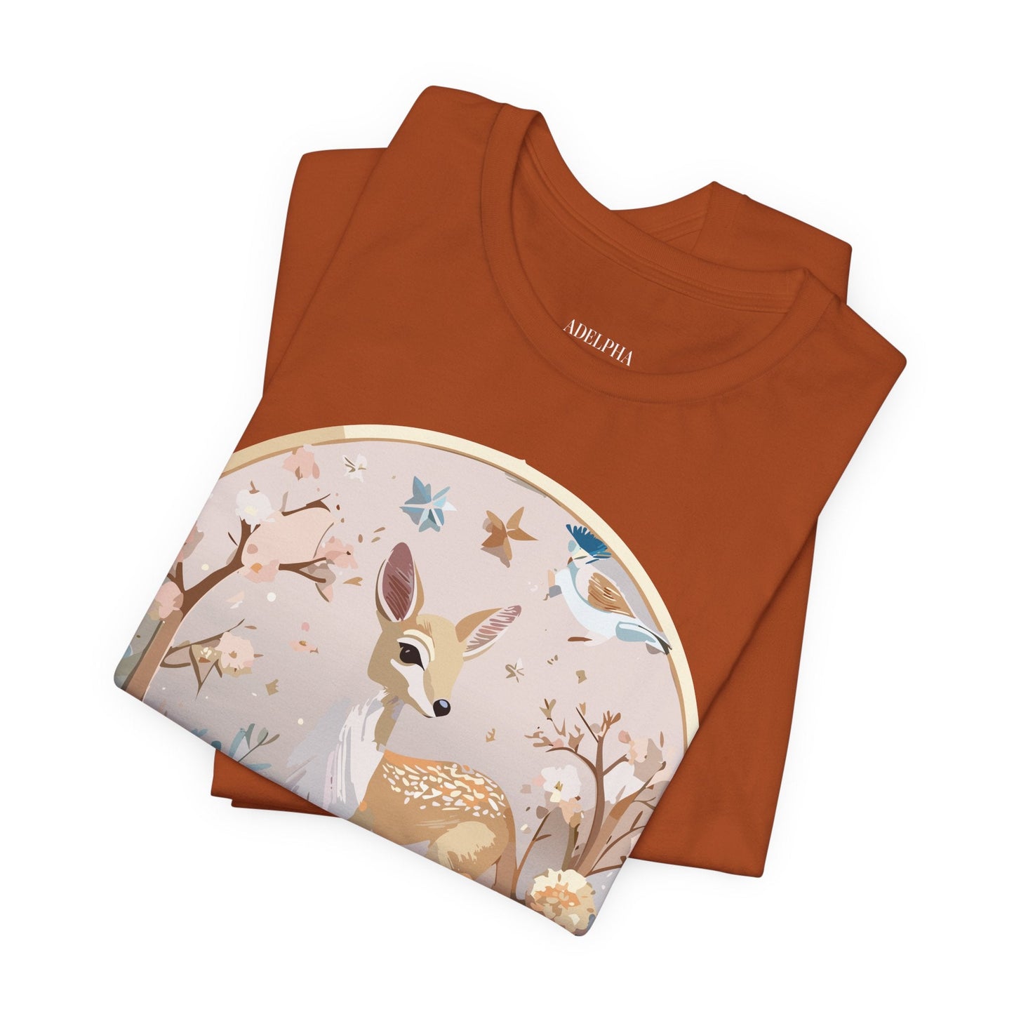 Adelpha Medallion Shirt Unisex Graphic Tee Vintage Inspired Art Design Short Sleeve T Shirt