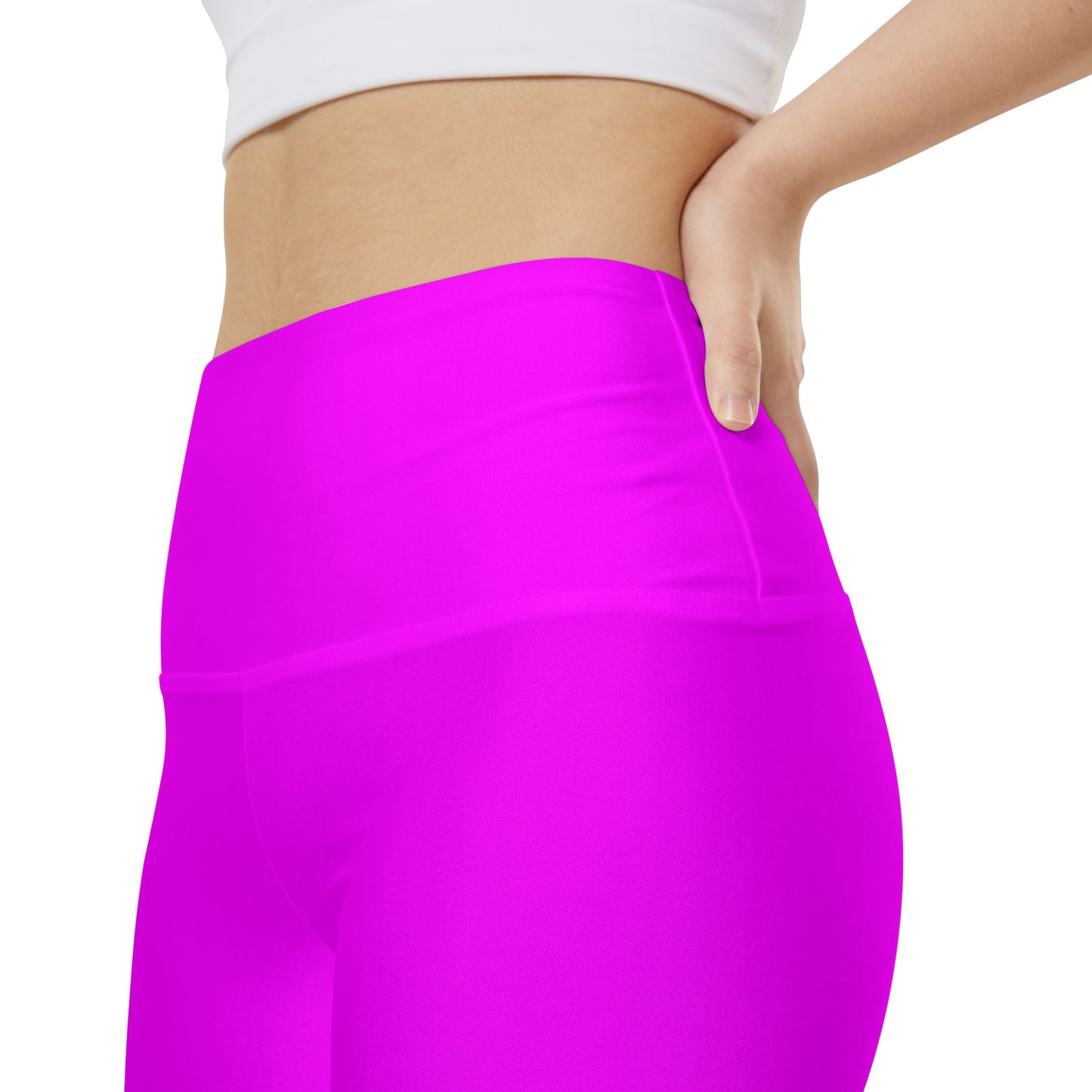 Magenta High-Rise Pink Biker Shorts — Women's Workout Activewear
