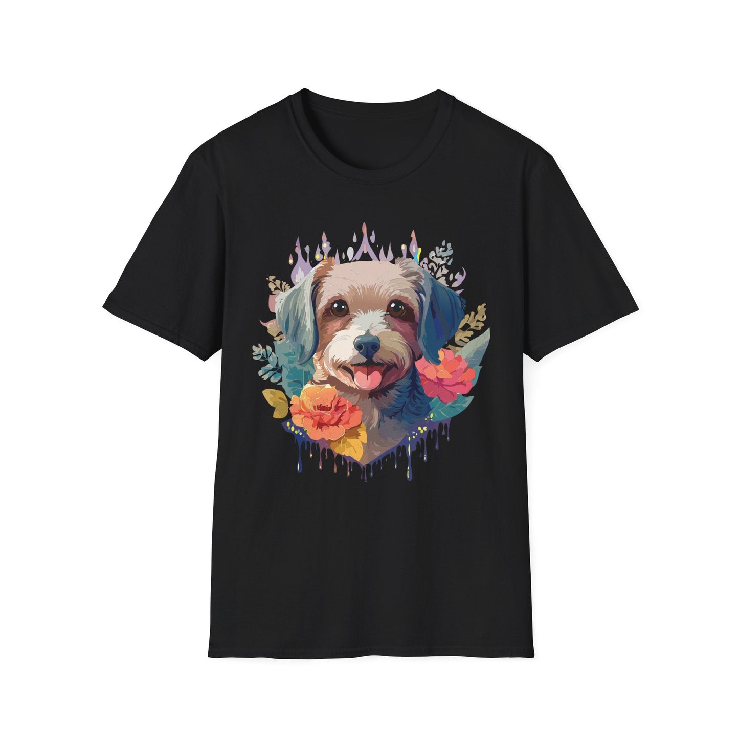 Dog Shirt Unisex Animal Tee Gildan Softstyle 64000 Short Sleeve Tee