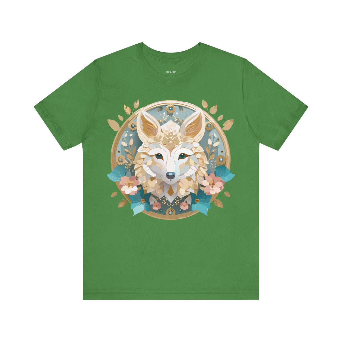 Medallion Graphic Unisex Cotton Bella+Canvas Tee with Art Design d64