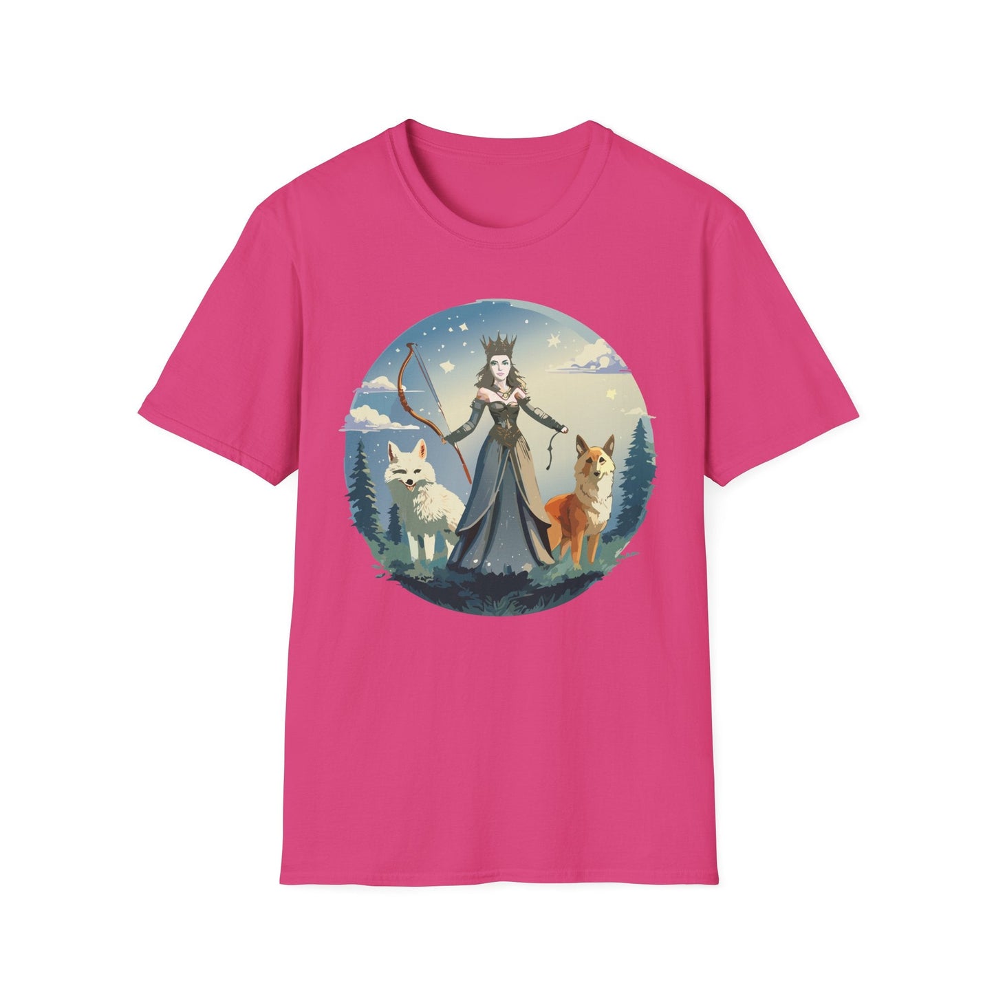 Women Graphic T Shirt Art Design Tee Unisex Softstyle Cotton Gildan 64000 Premium Comfort