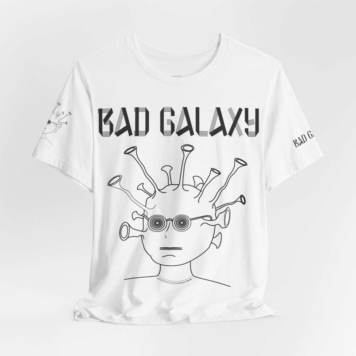 Alien Graphic Unisex Cotton Bella+Canvas Tee with Art Design b54