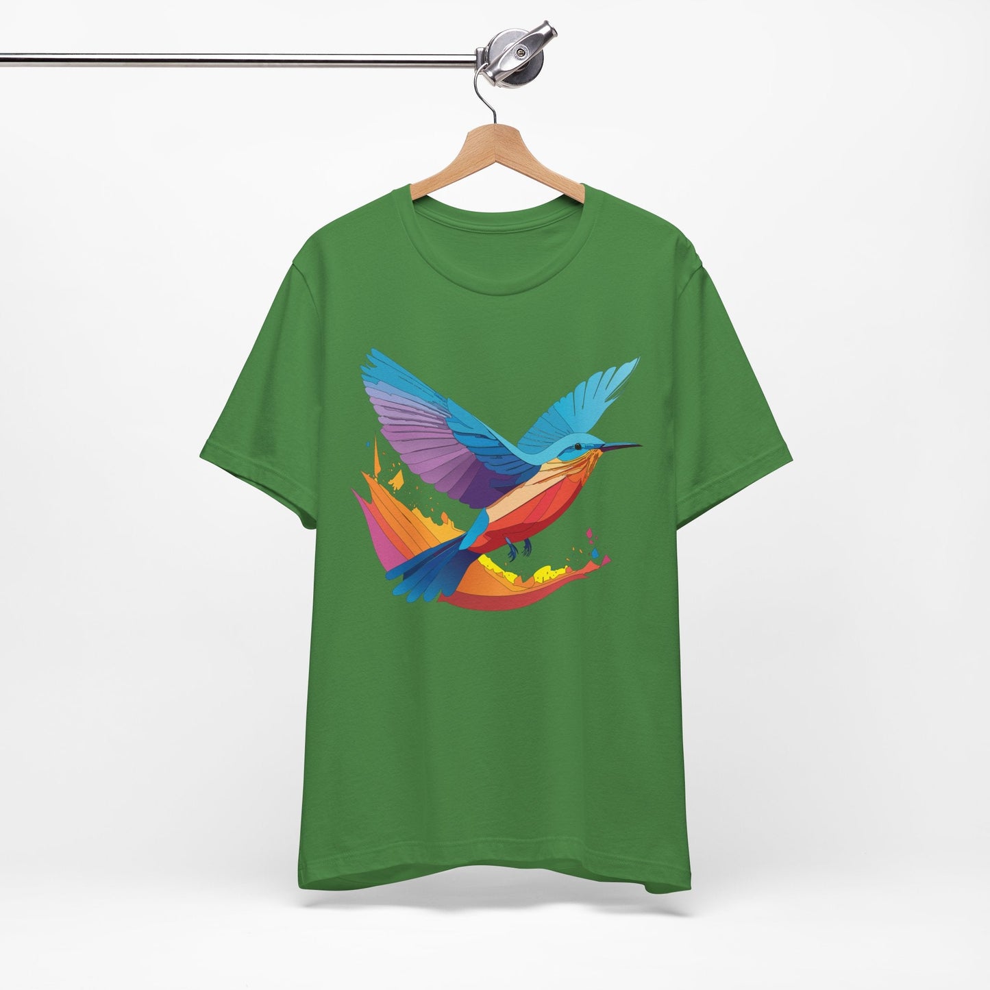 Unisex Animal Shirt Art Design Tee With Wild Animals Print Soft Comfortable Short Sleeve Tee