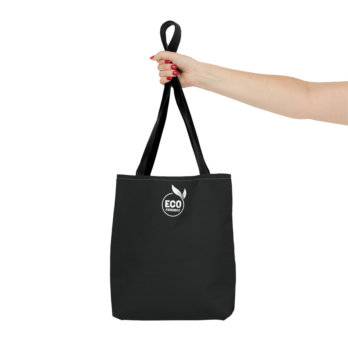 ECO BLACK COLOR CANVAS BAG HIGH-QUALITY 100% SPUN POLYESTER 3 SIZES BAG-E2