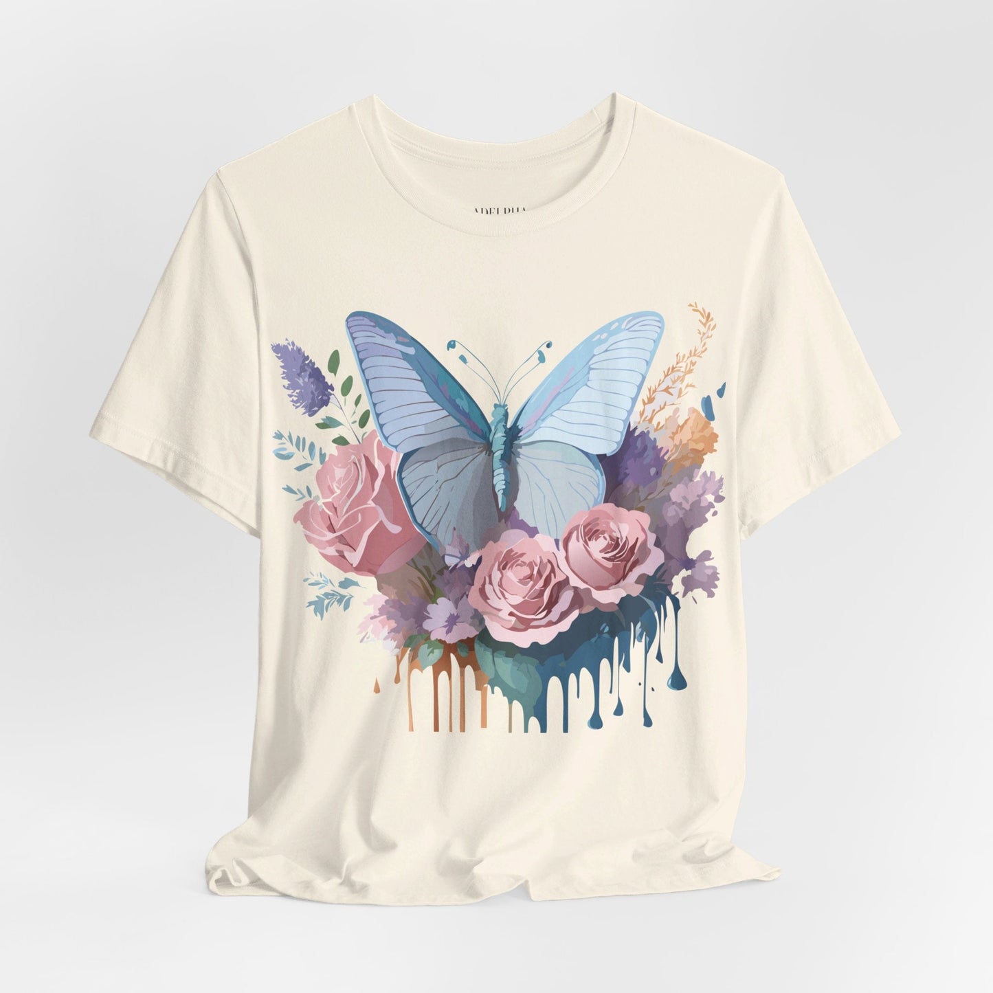 Butterfly Graphic Tee Unisex Jersey Shirt Adelpha Vintage Art Design