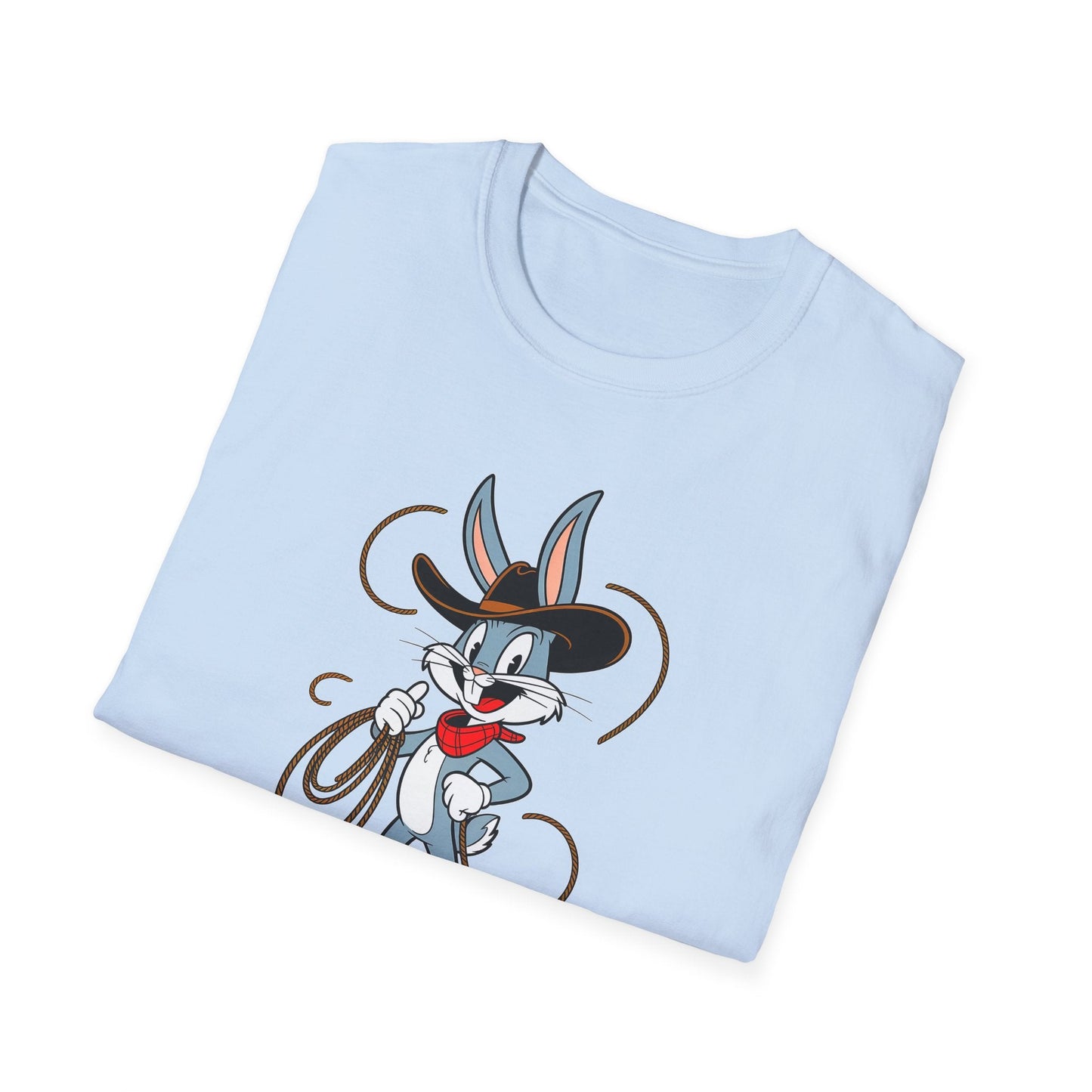 Bugs Bunny T Shirt Unisex Gildan Softstyle 64000 Cartoon Animation Tee With Art Design Artwork