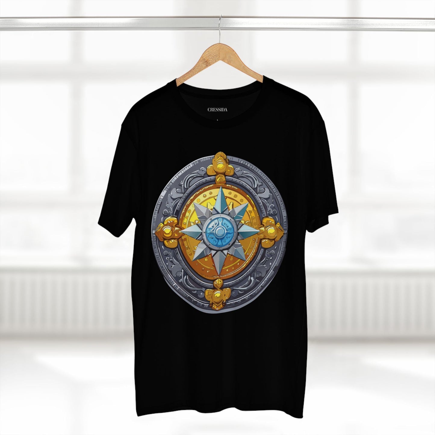 Antique Gold Coin Graphic Design T-Shirt Unisex 100 Cotton With Golden Print Artwork Tee 1