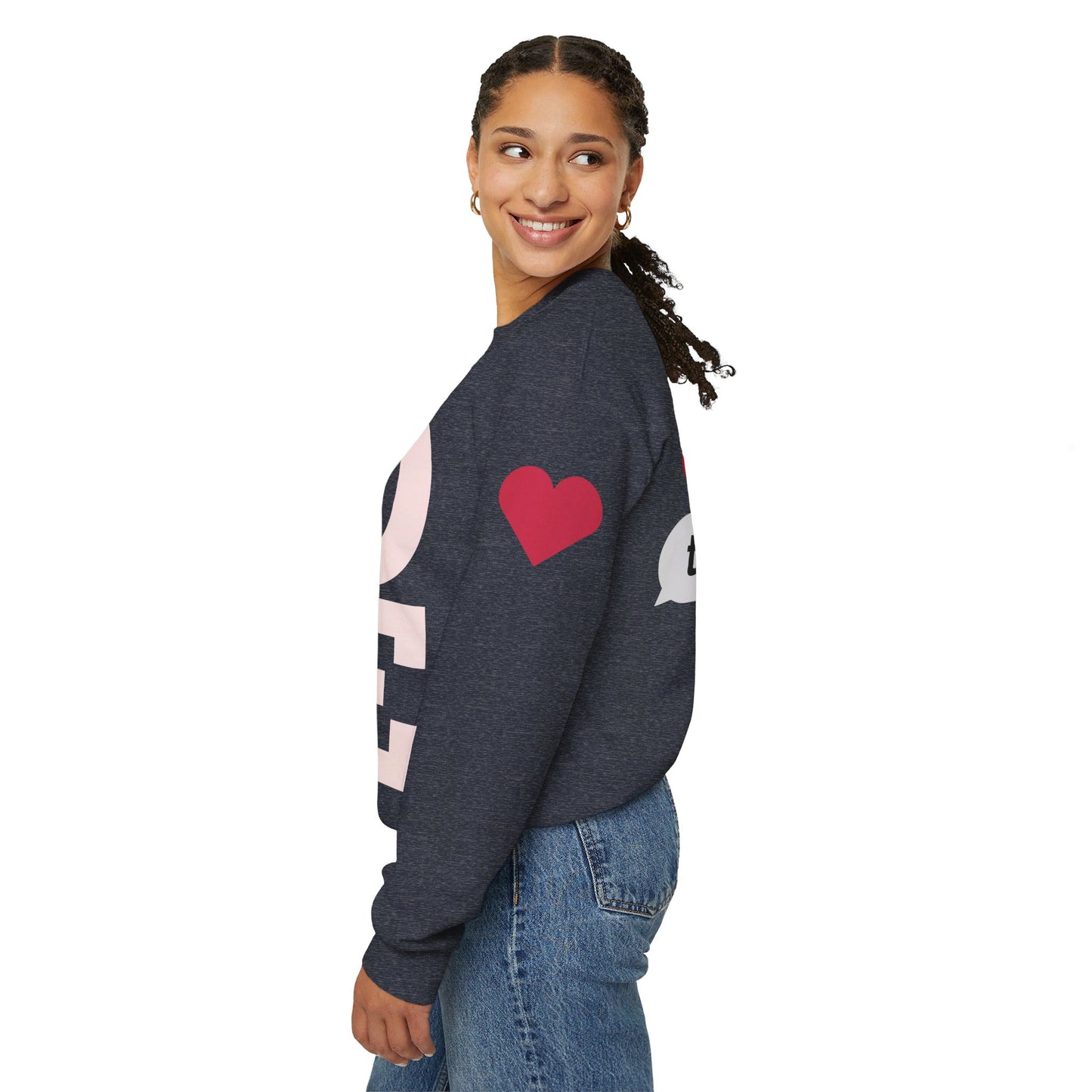 Unisex Heavy Blend Sweatshirt - LOVE