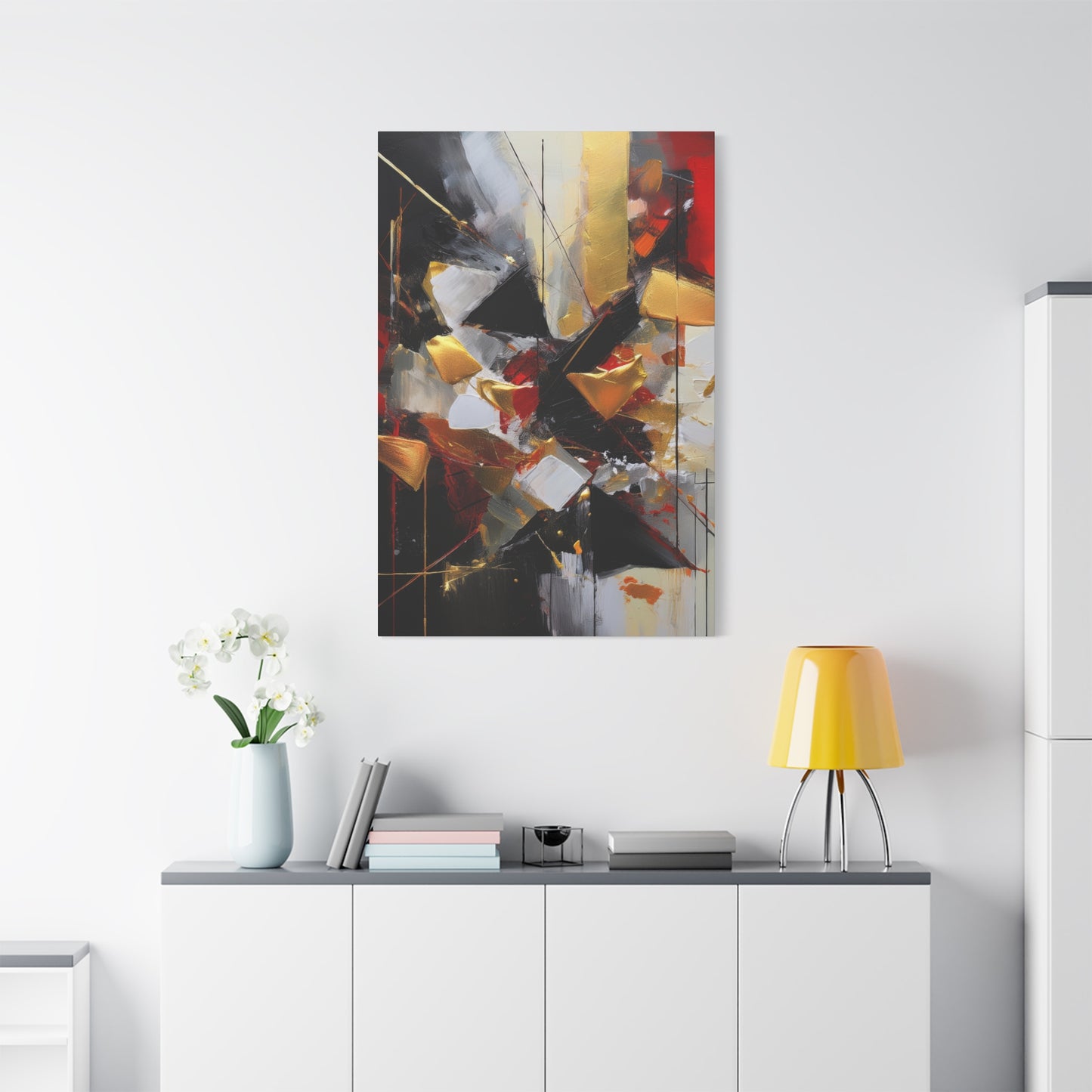 Abstract Oil Painting Print Canvas 20x24,20x30,24x30 24x32,24x36,30x40 32x48,36x48,40x60 Pine-Wood Inner Frame ABS-186