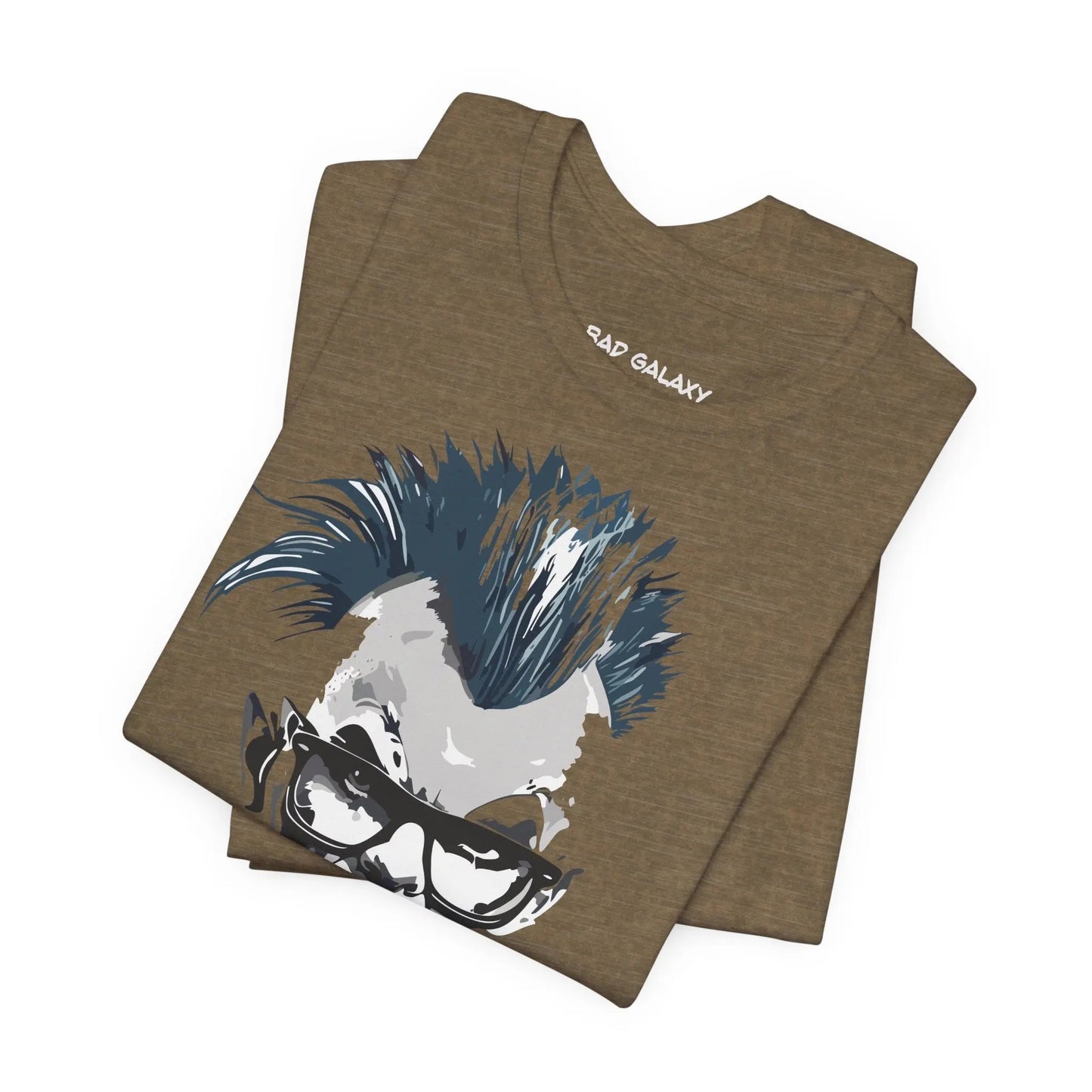 Punk Rock Tee Shirt From Bad Galaxy 100 Percent Cotton Eco Friendly Inks Made To Order USA Designed