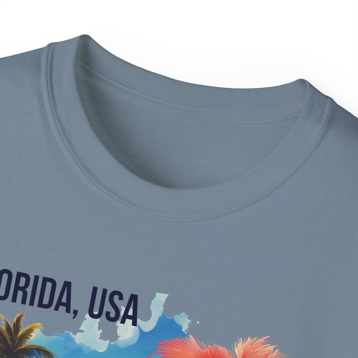 Florida Graphic Unisex Cotton T‑Shirt 1