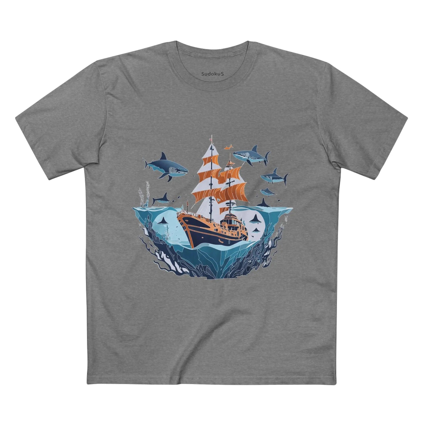 Ocean Coast Graphic Unisex 100 Cotton Staple Tee 29