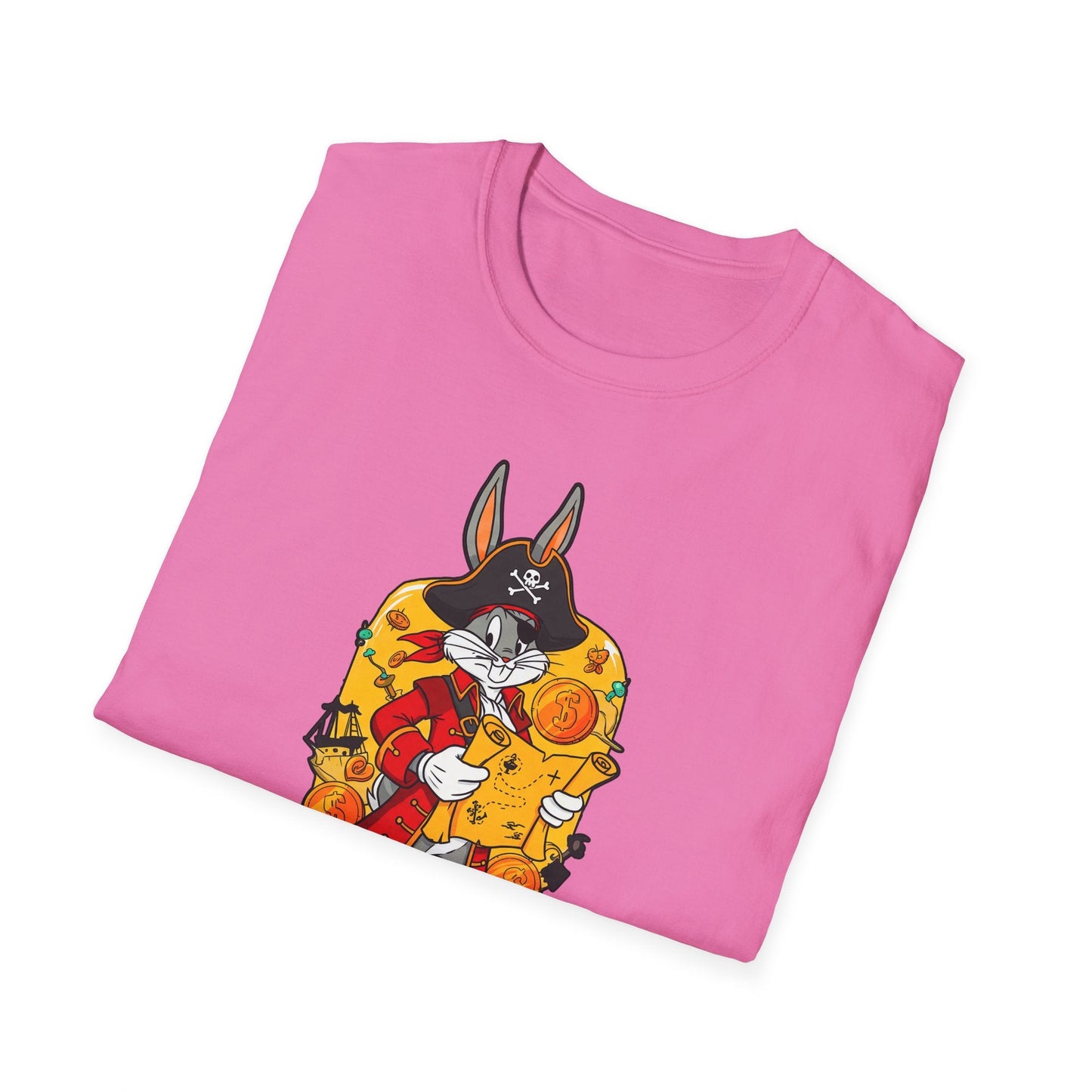 Bugs Bunny Shirt Unisex T Shirt Cartoon Design Animation Tee Gildan Softstyle 64000