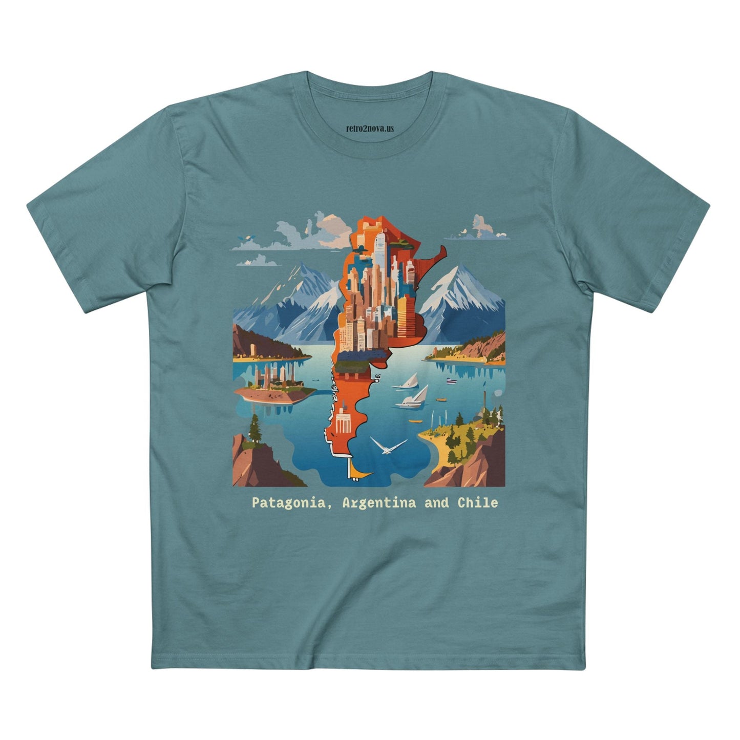 Travel Shirt For Tourists Unisex Premium Cotton Tee With Original Art Design By Retro2Nova
