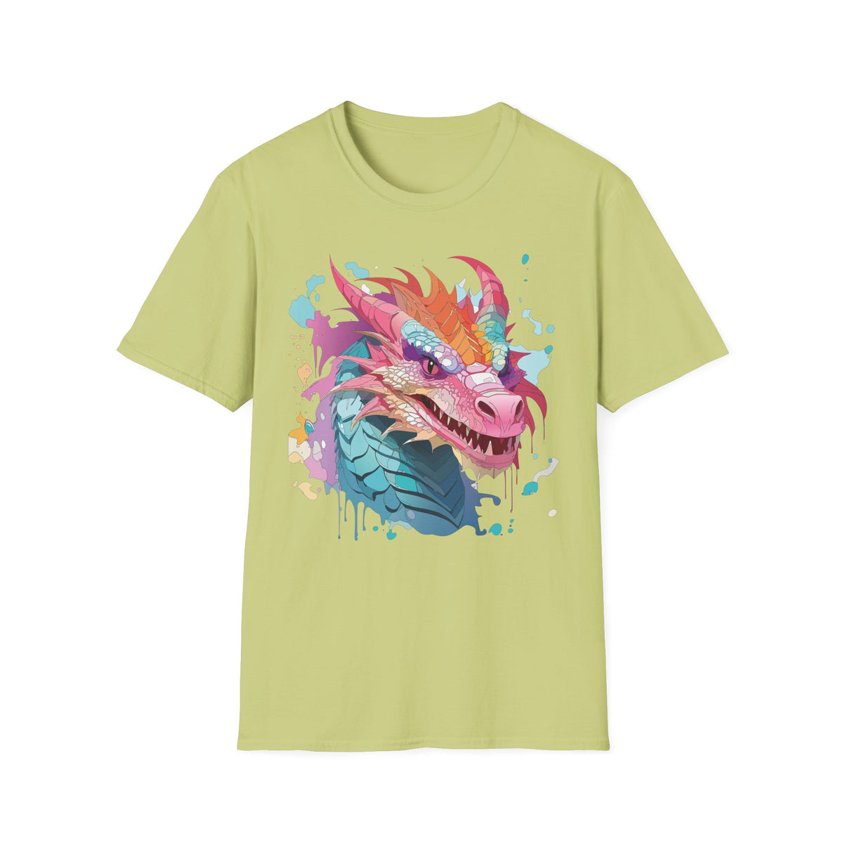 Dragon Graphic Tee Gildan Unisex 100 Cotton Tee Shirt with Animals Design h17
