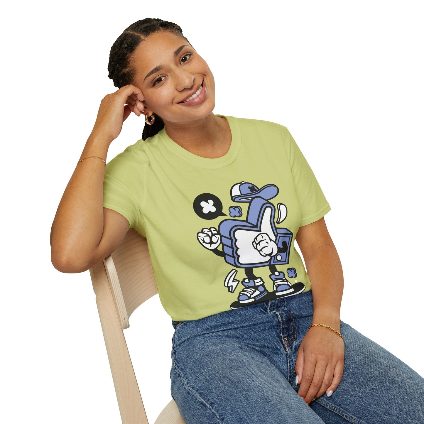 Cartoon T Shirt Animation Tee Funny Graphic Tee For Unisex Gildan Softstyle 64000 Cotton