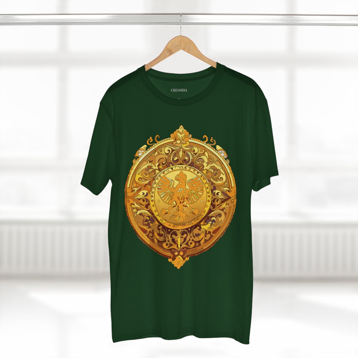 Antique Gold Coin Graphic Design T-Shirt Unisex 100 Cotton With Golden Print Artwork Tee 26